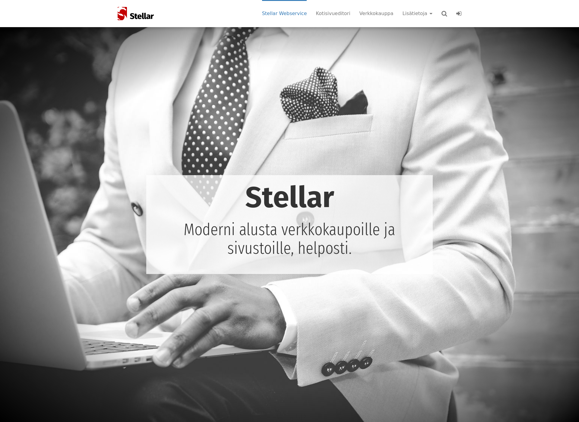 Skärmdump för stellar.fi