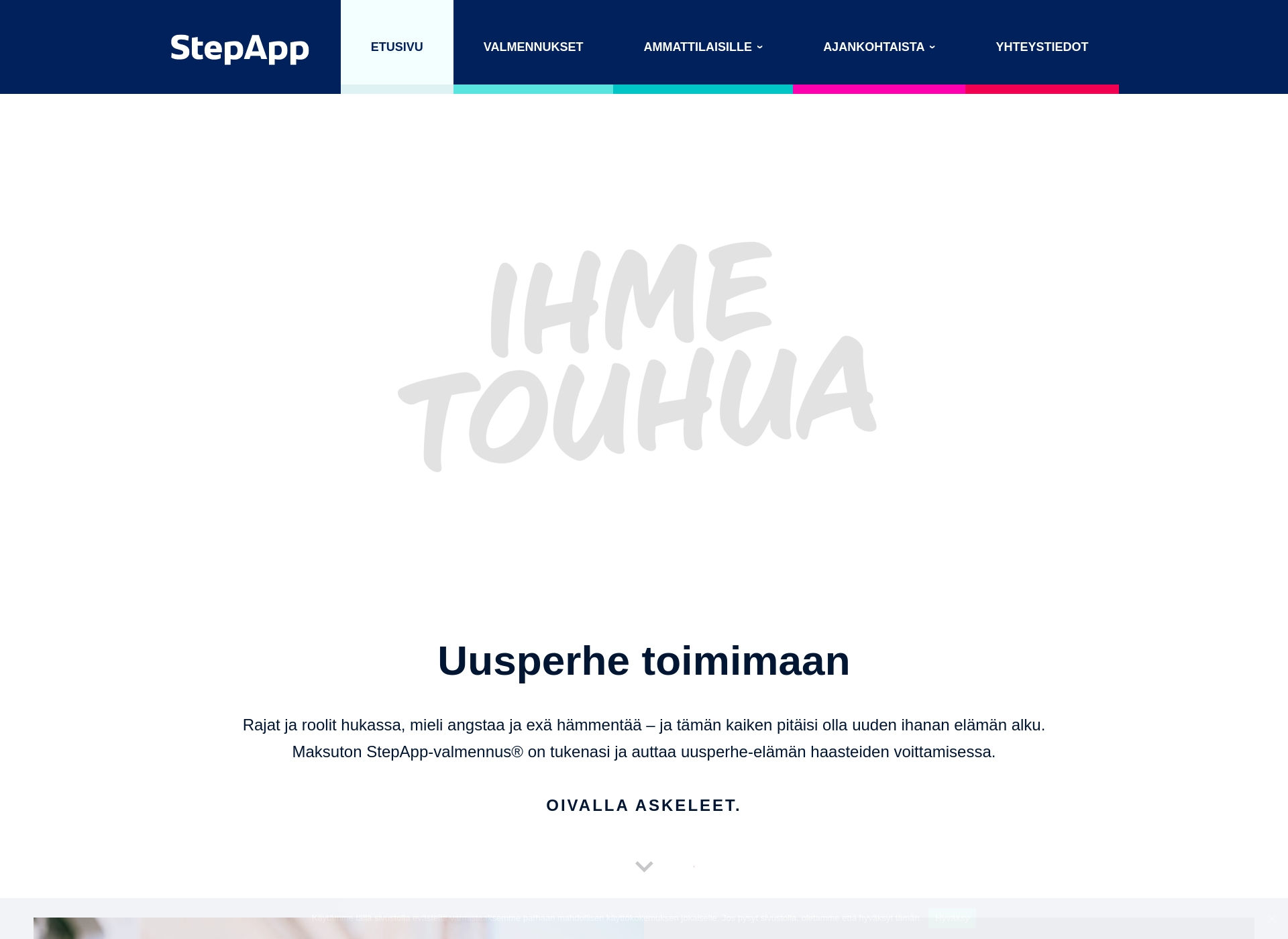 Screenshot for stepapp.fi
