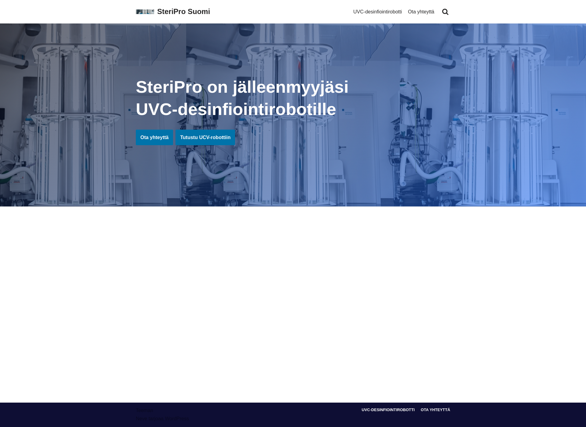 Screenshot for steripro.fi