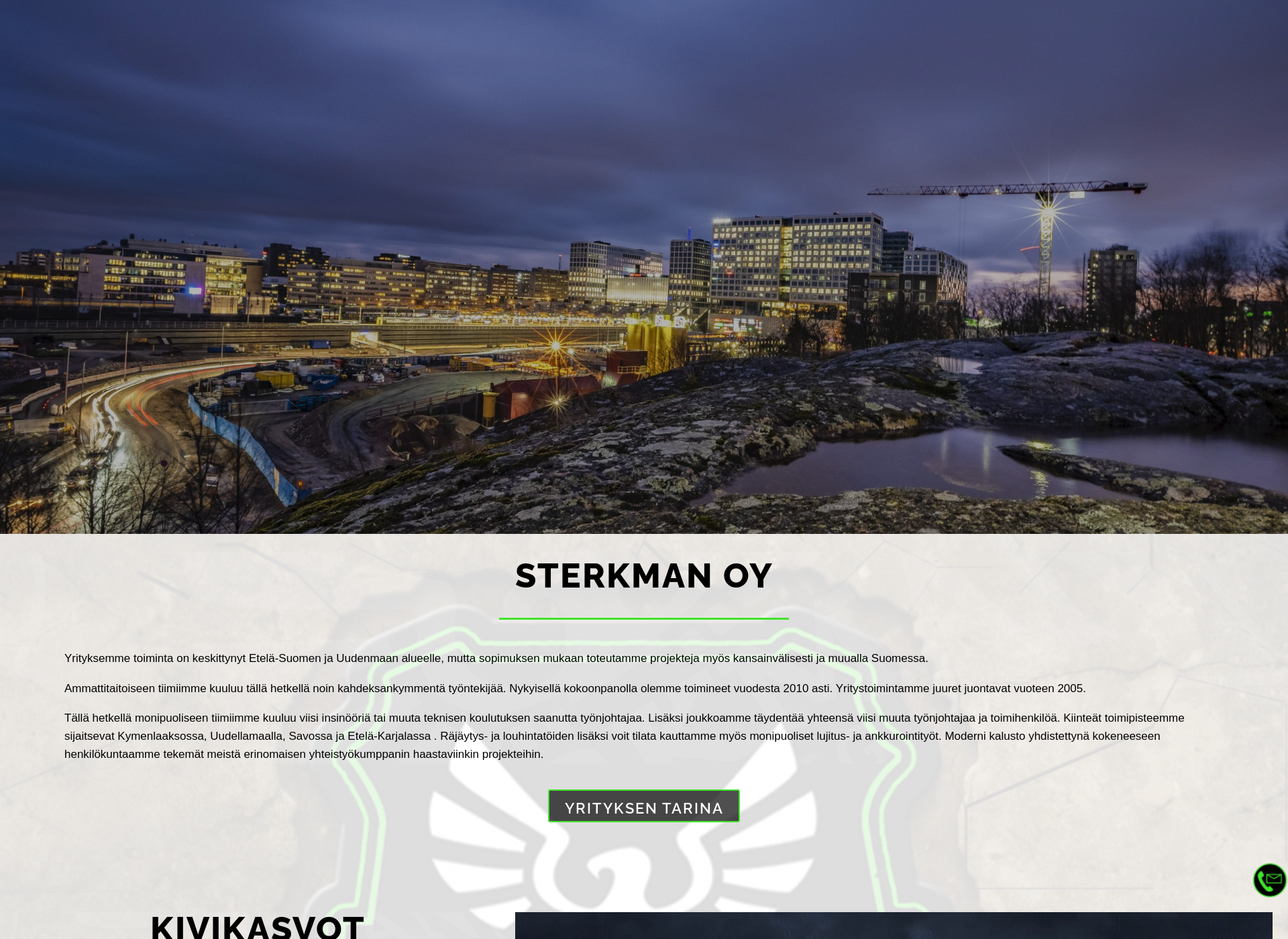 Näyttökuva sterkmanmining.fi
