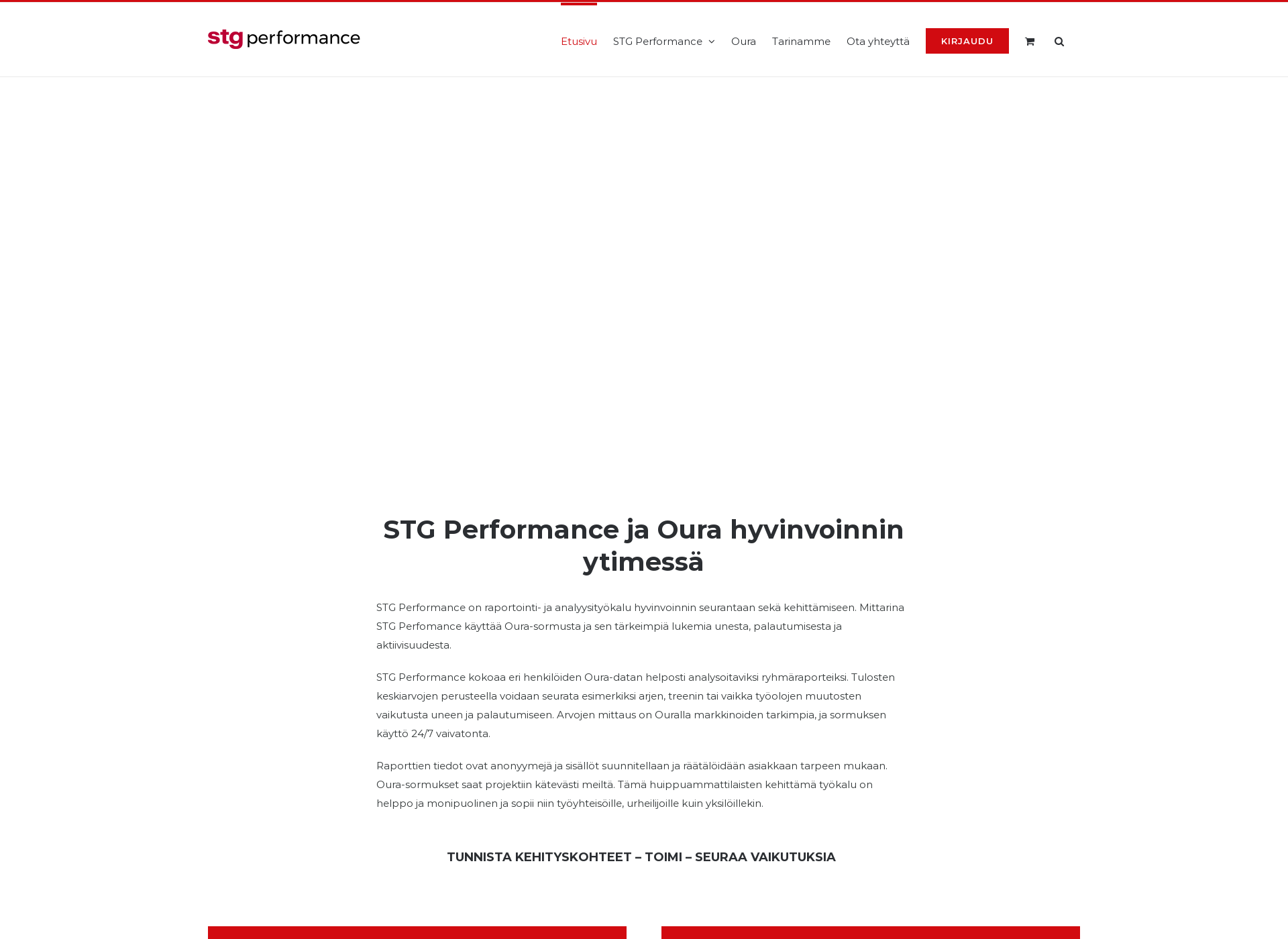 Screenshot for stgperformance.fi