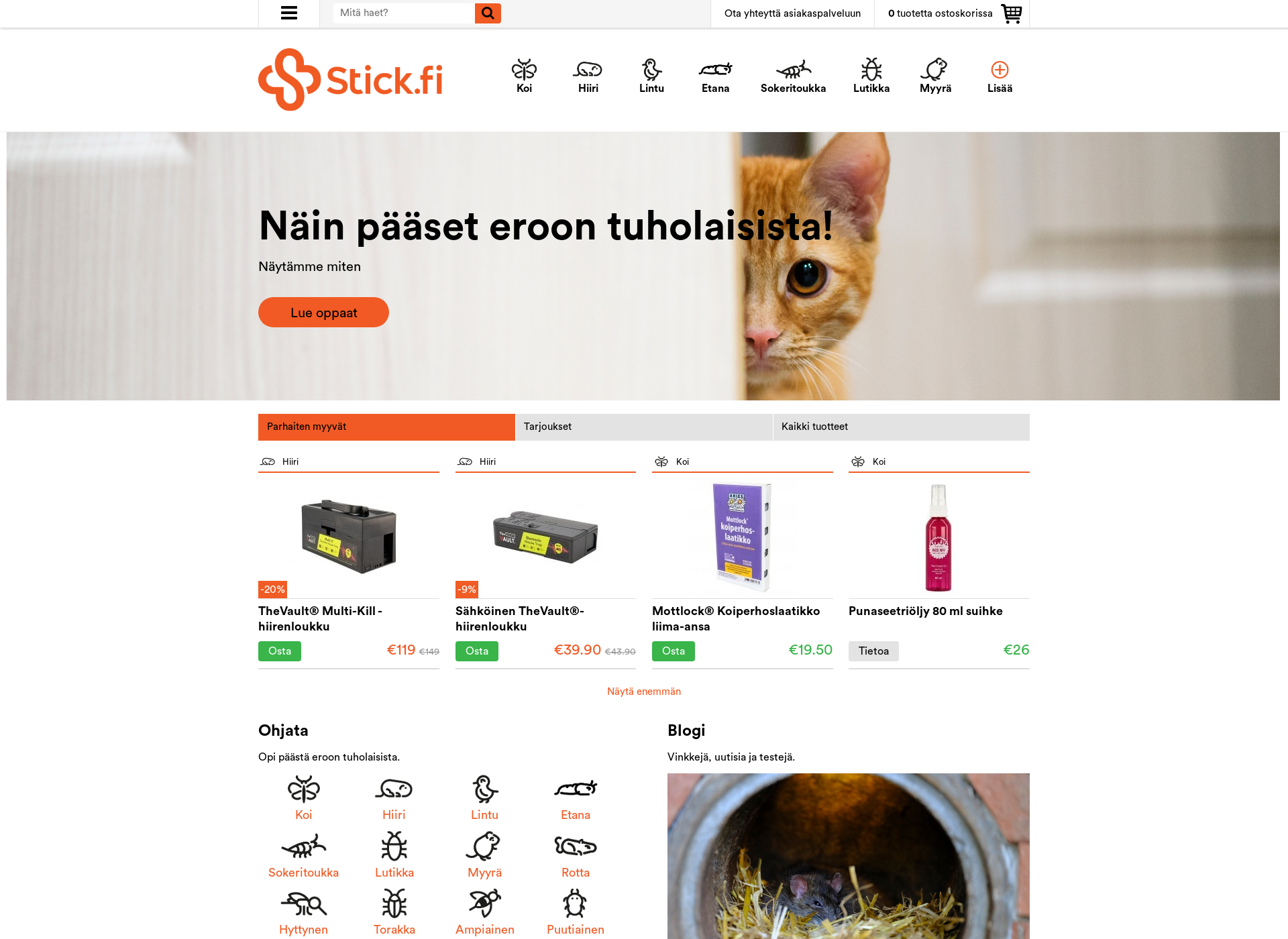 Screenshot for stick.fi