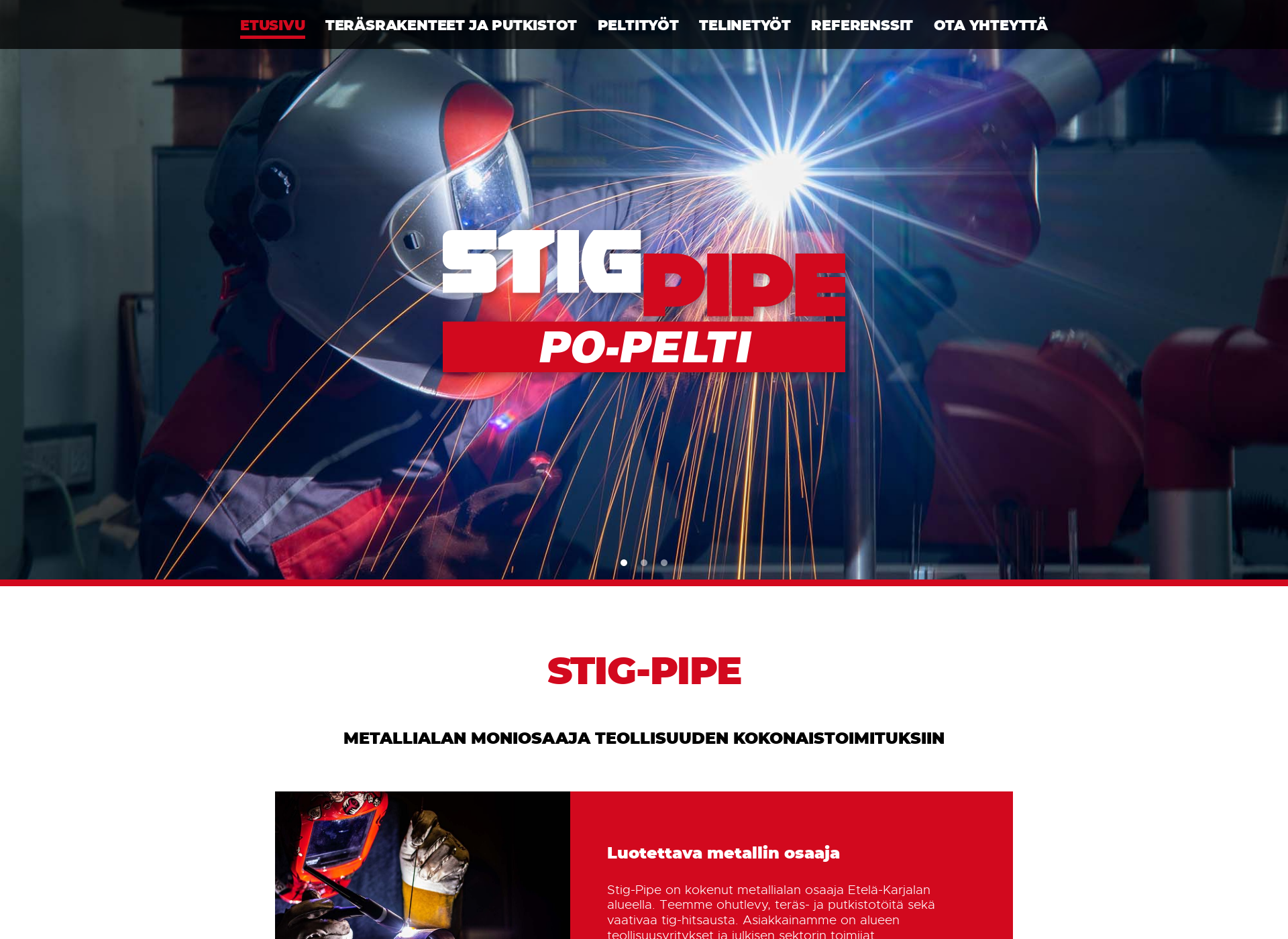 Screenshot for stig-pipe.fi
