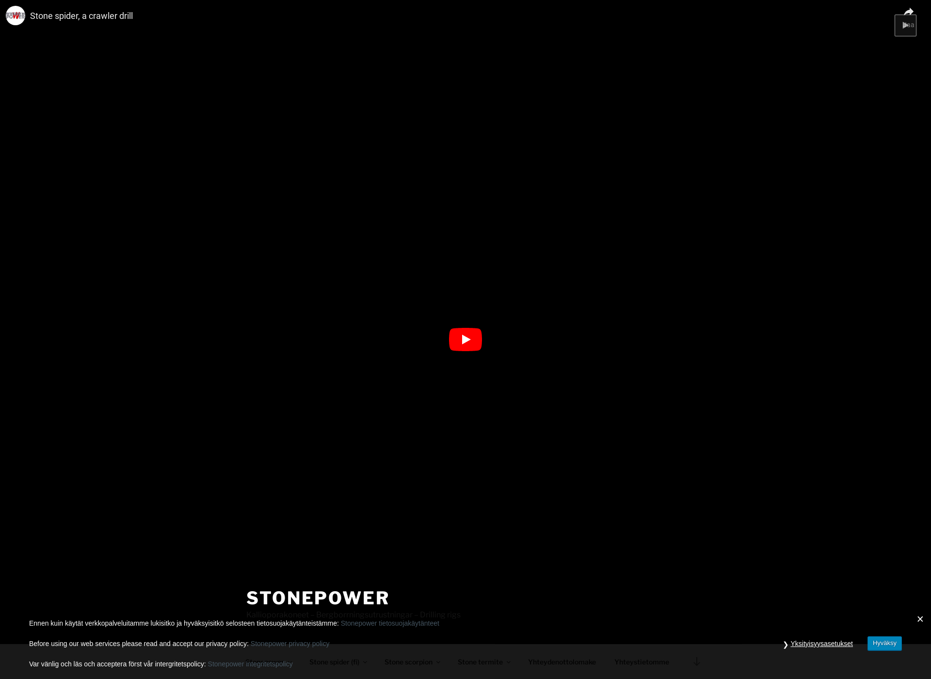 Skärmdump för stonepower.fi