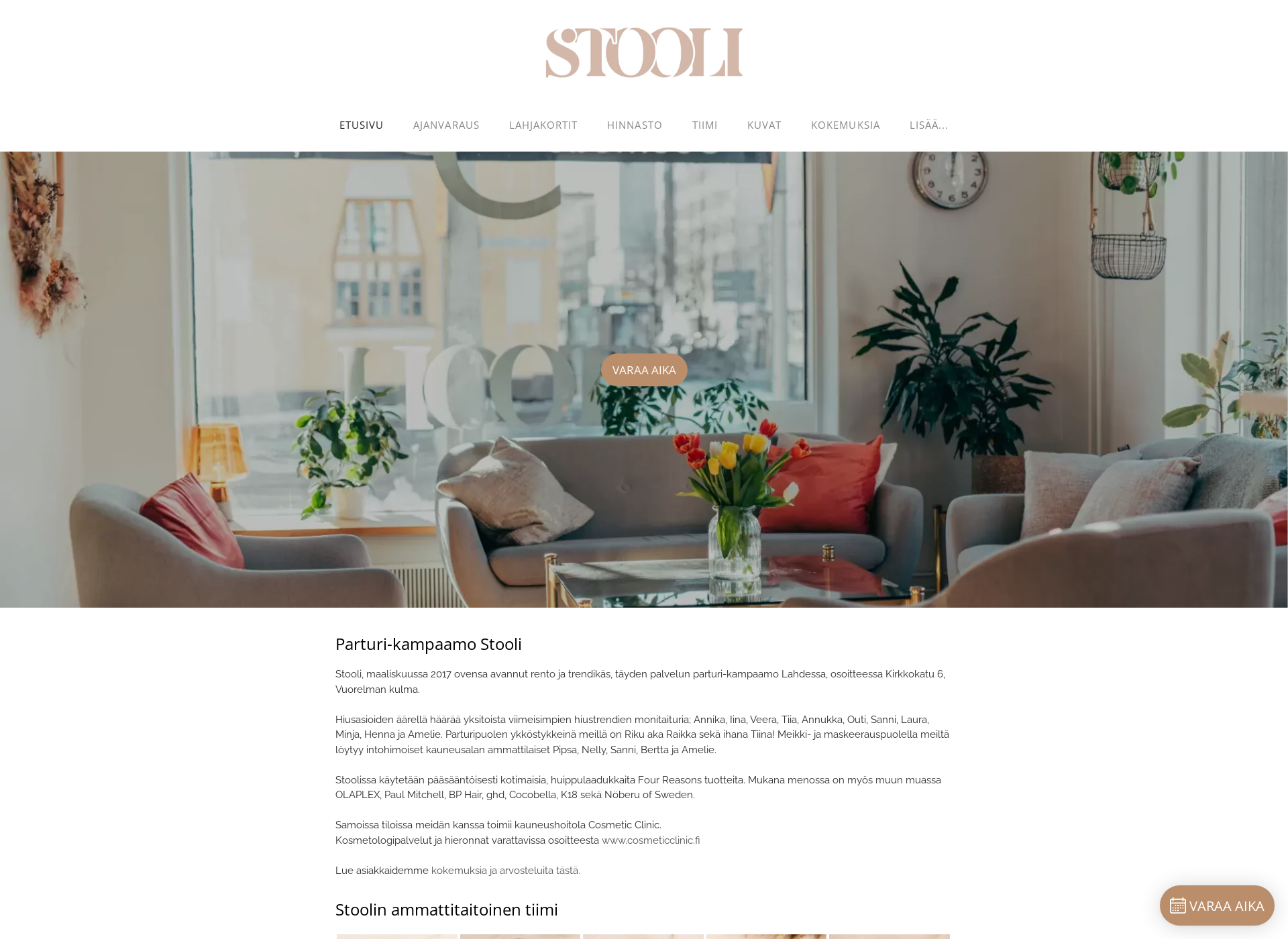 Screenshot for stooli.fi