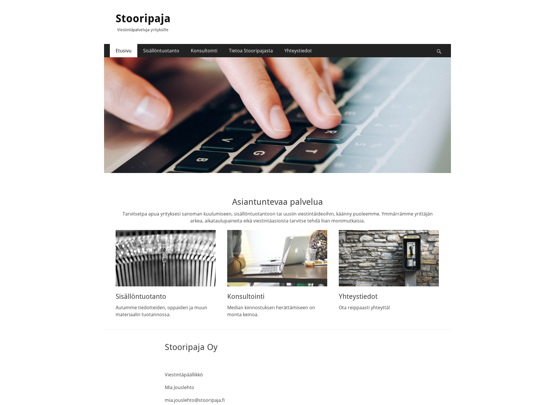 Screenshot for stooripaja.fi