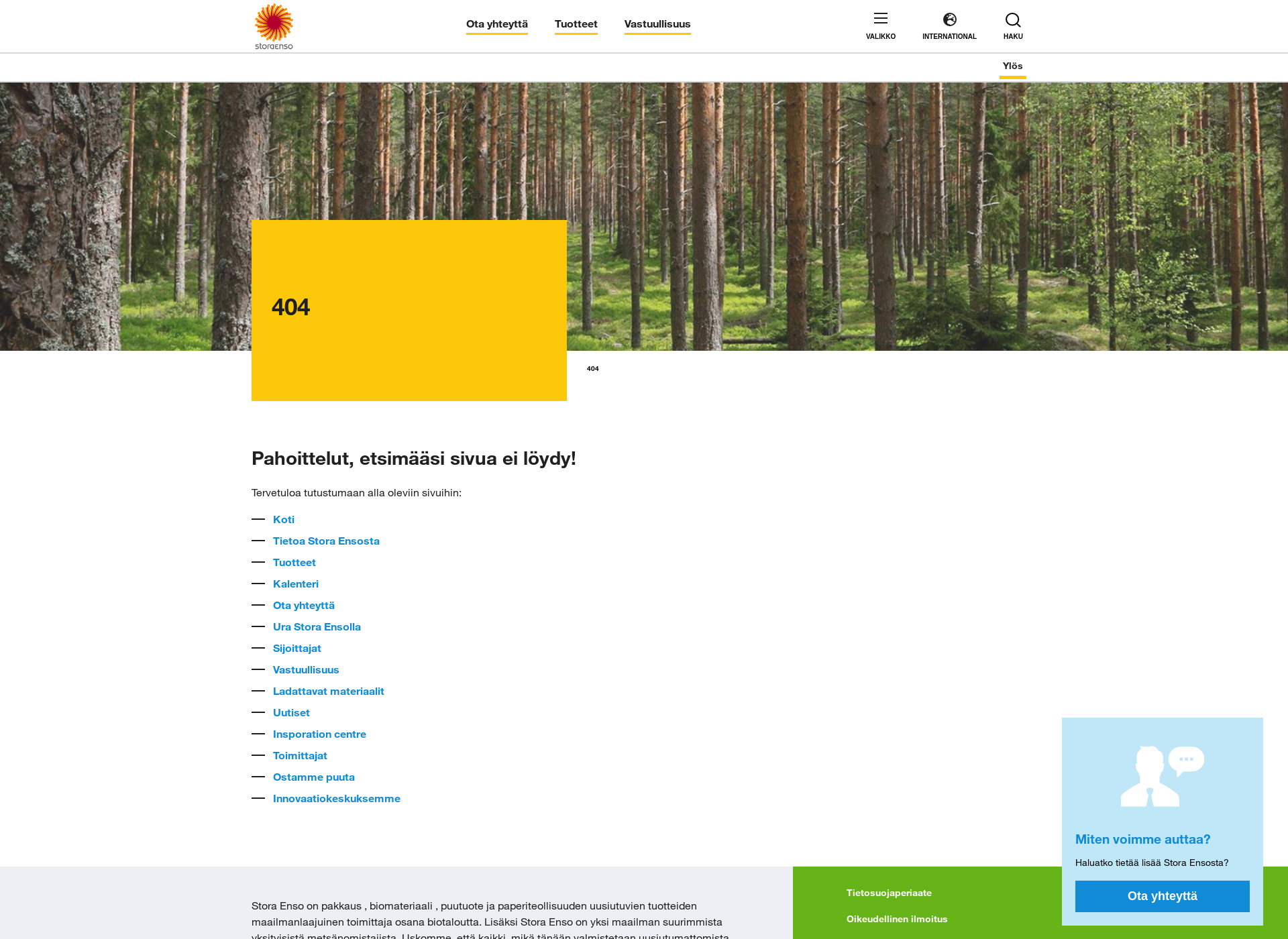 Screenshot for storaensolle.fi