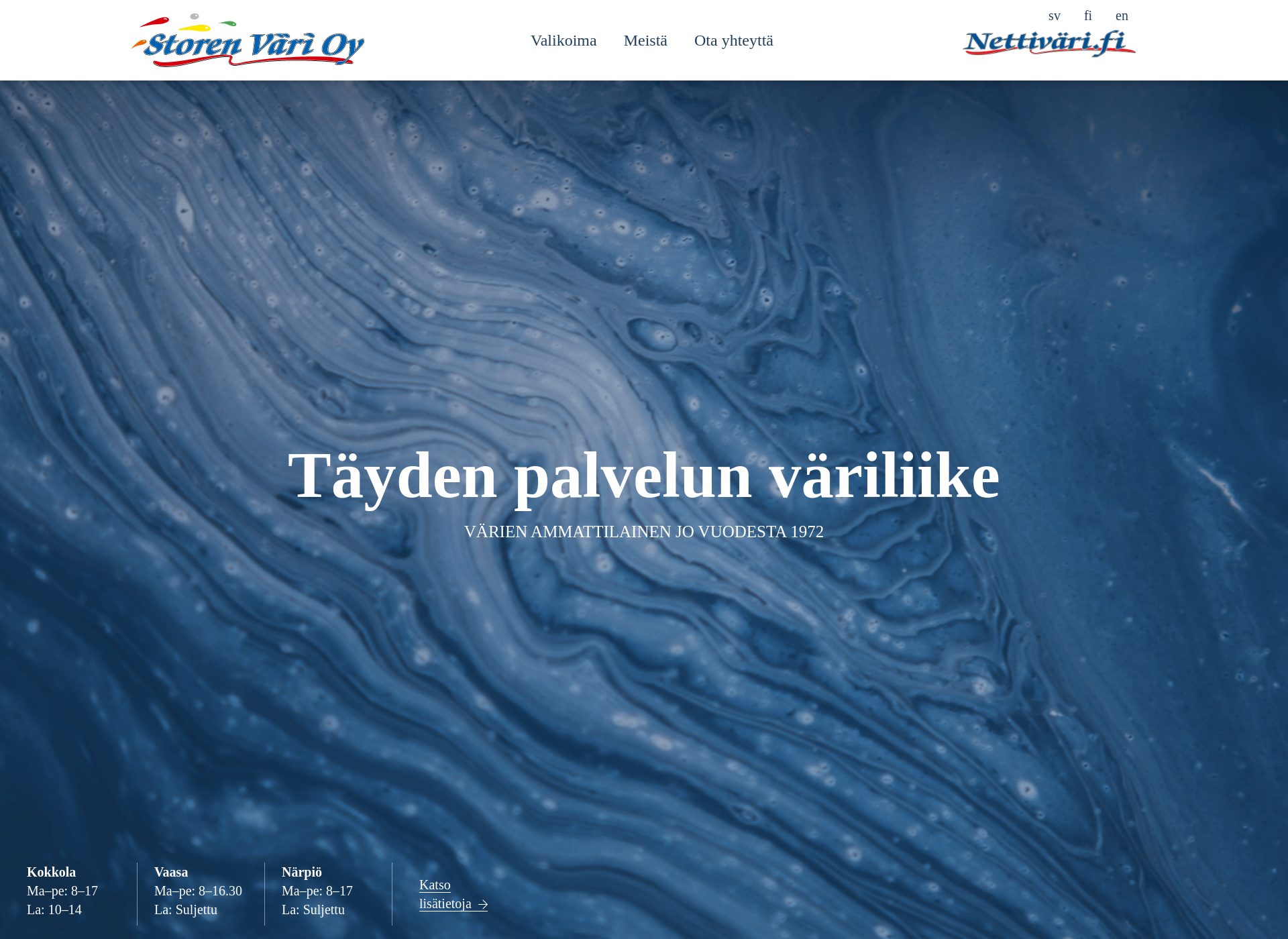 Screenshot for storenväri.fi