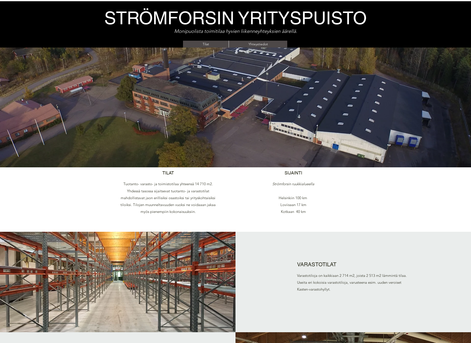 Screenshot for stromforsinyrityspuisto.fi