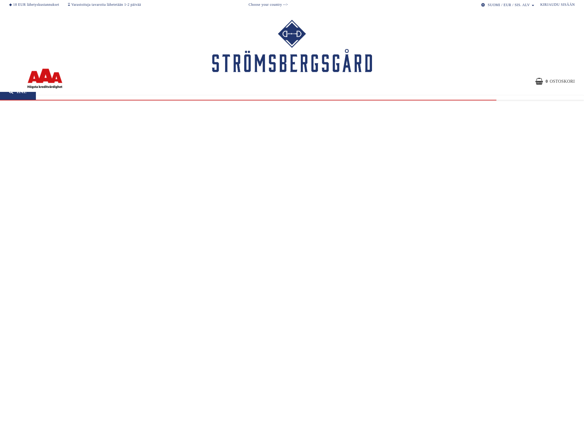 Skärmdump för stromsbergsgard.fi