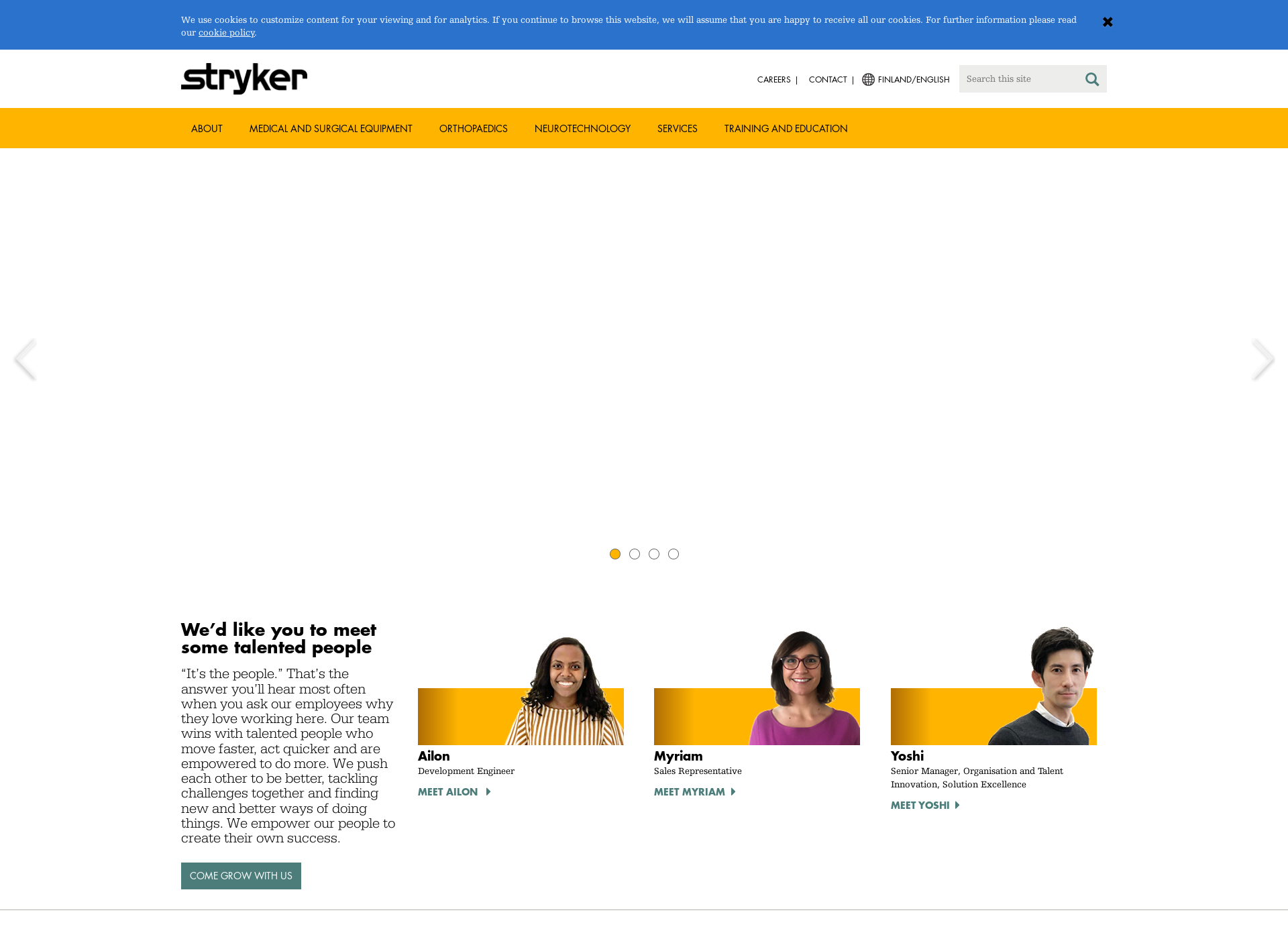 Screenshot for stryker.fi