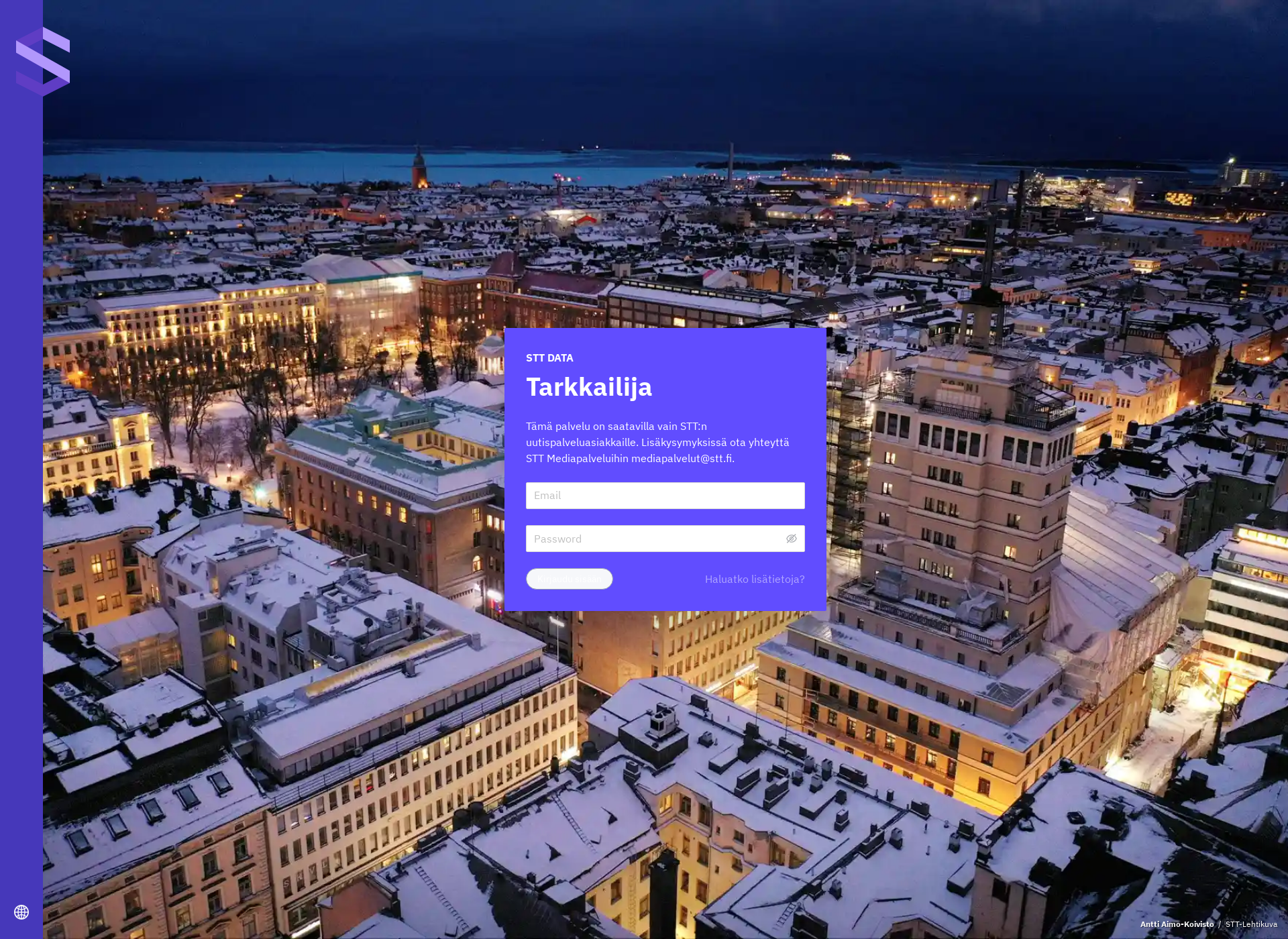 Screenshot for stt-datapankki.fi