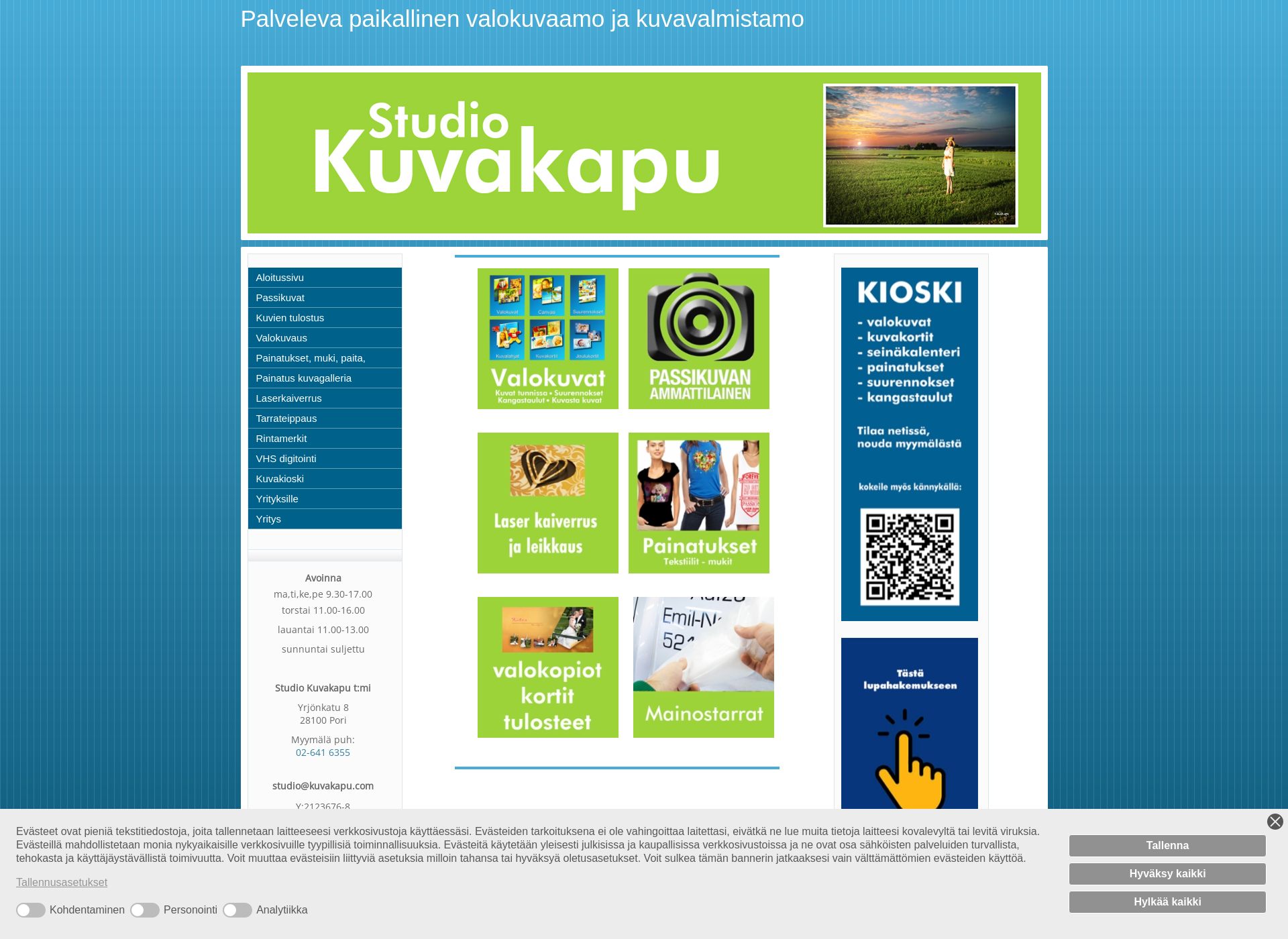 Screenshot for studiokuvakapu.fi
