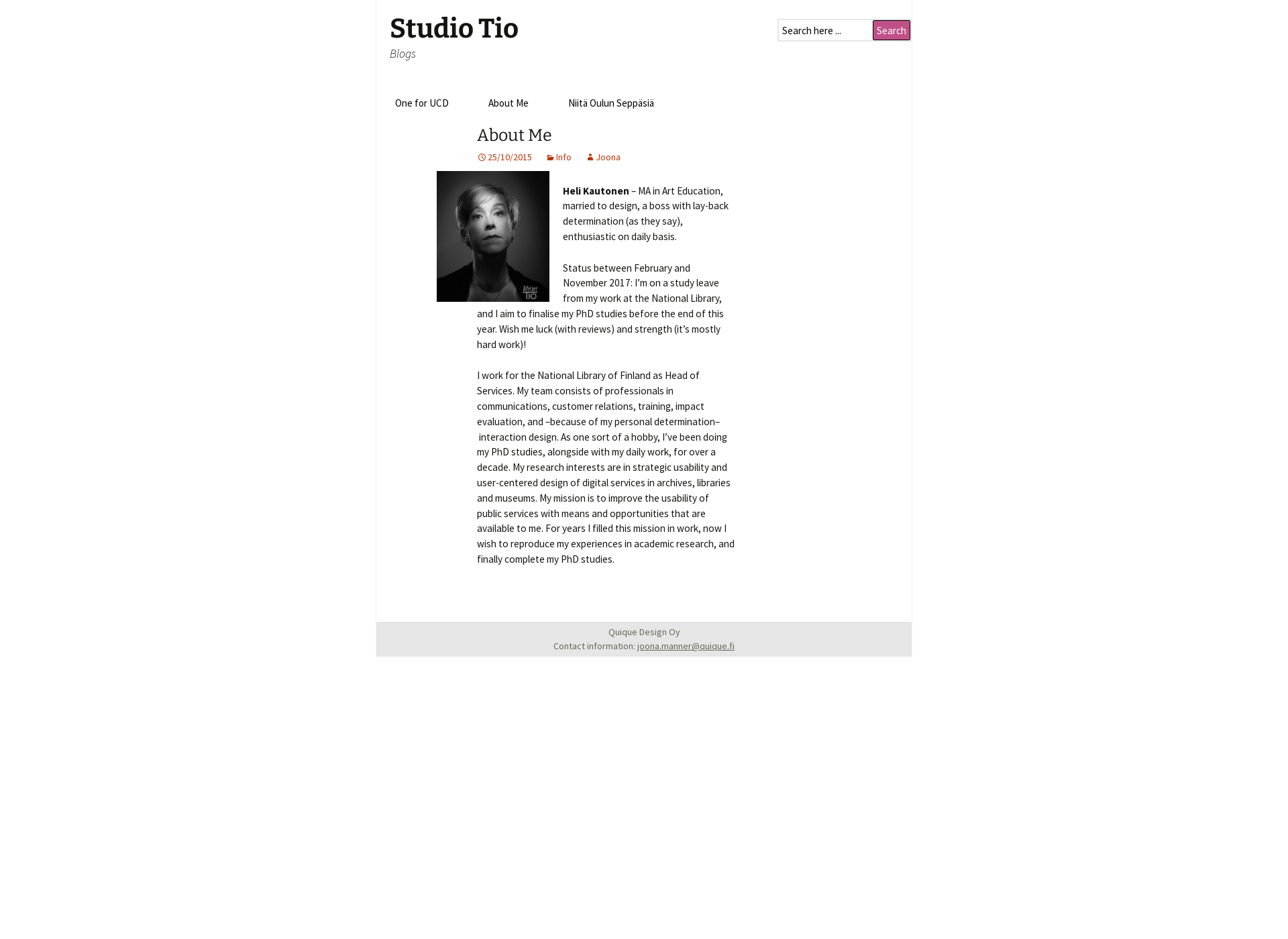 Screenshot for studiotio.fi