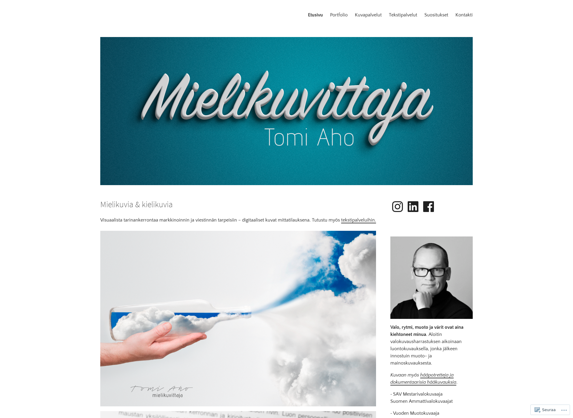 Screenshot for studiotomiaho.fi