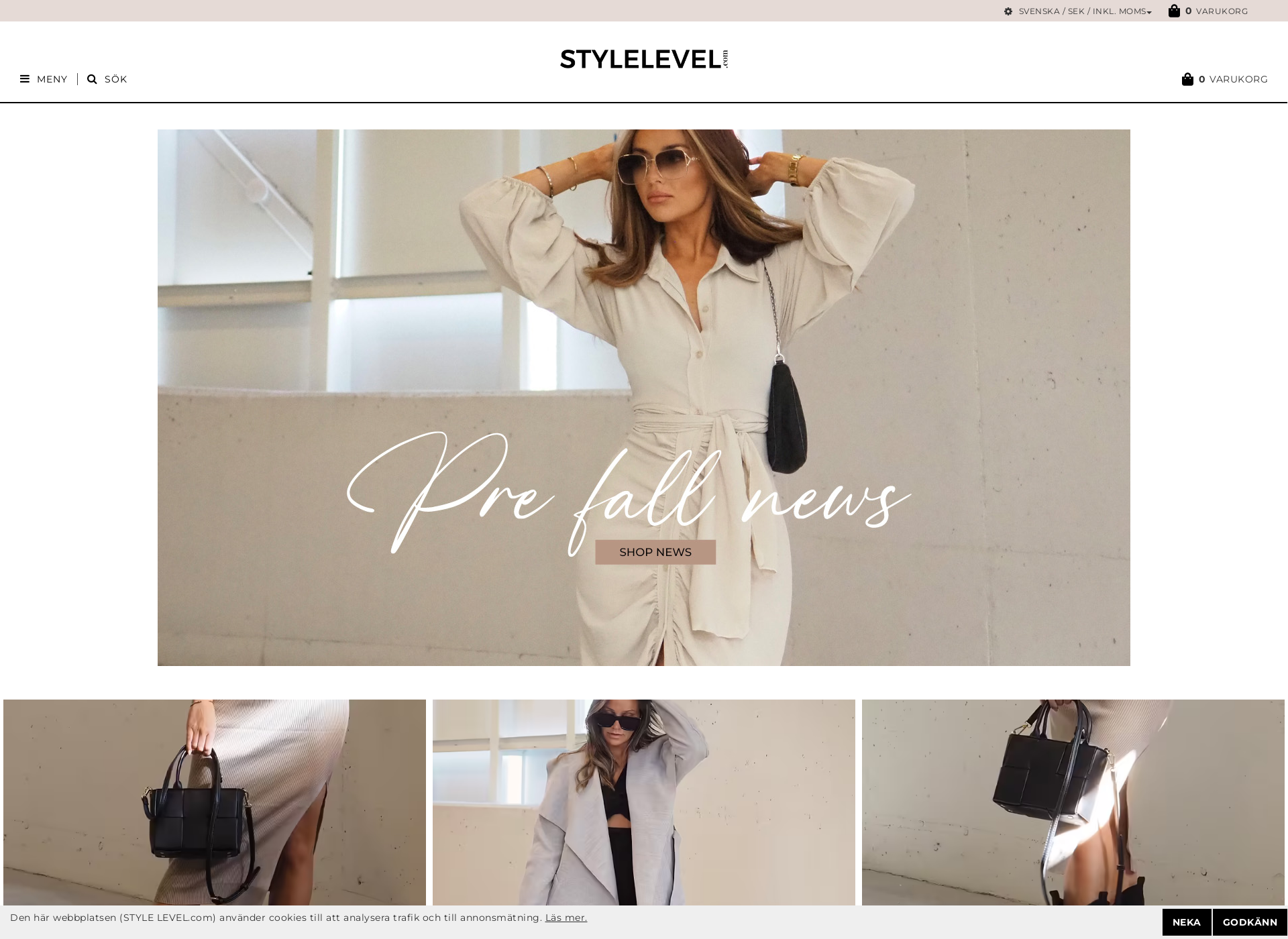 Screenshot for stylelevel.fi