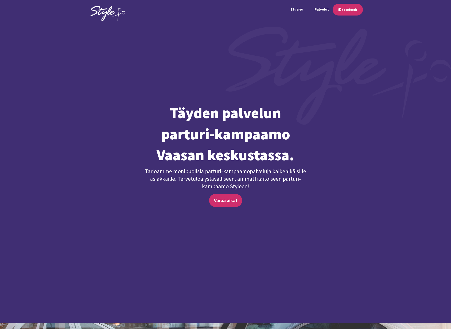 Skärmdump för stylevaasa.fi