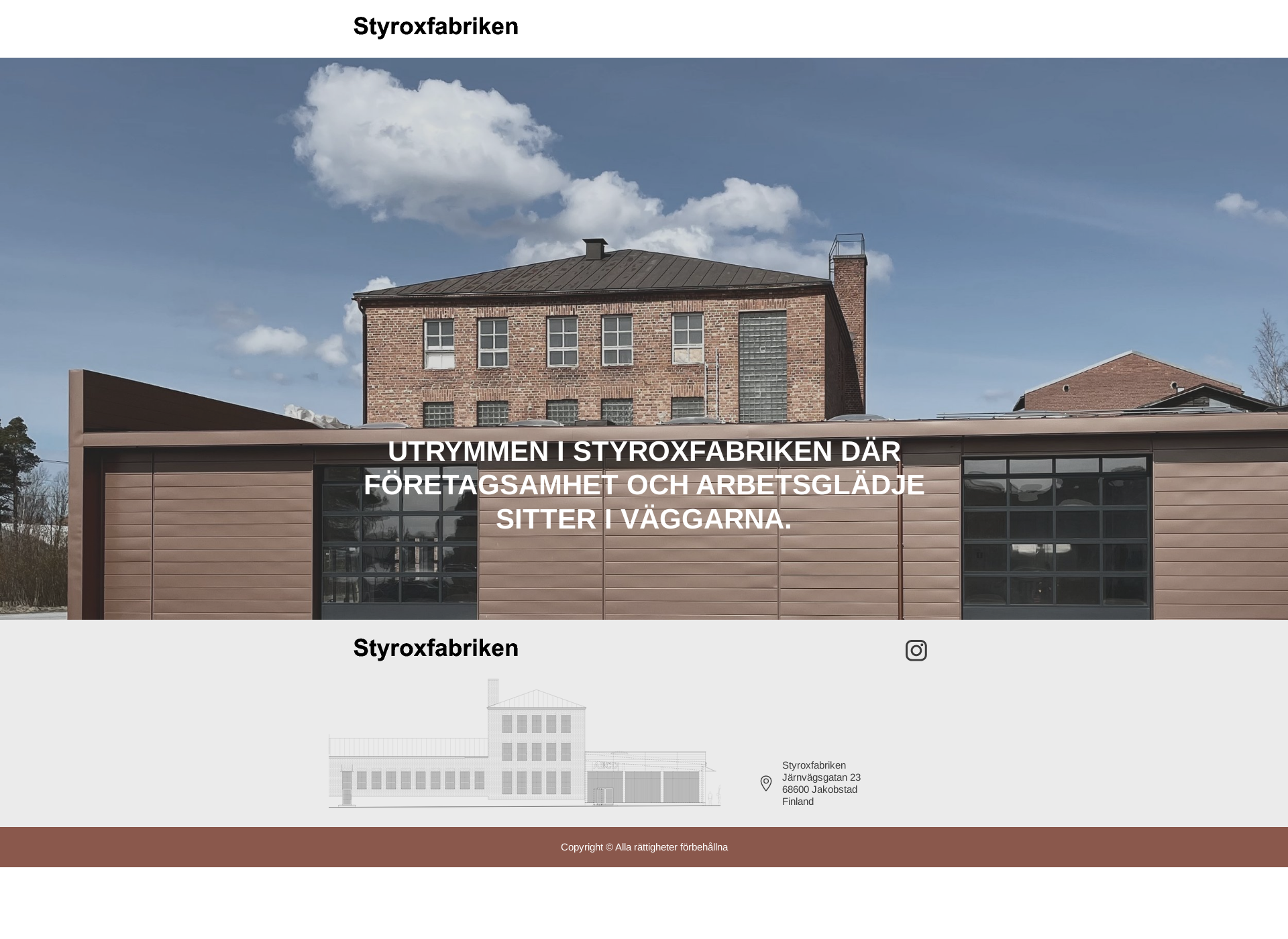 Skärmdump för styroxfabriken.fi