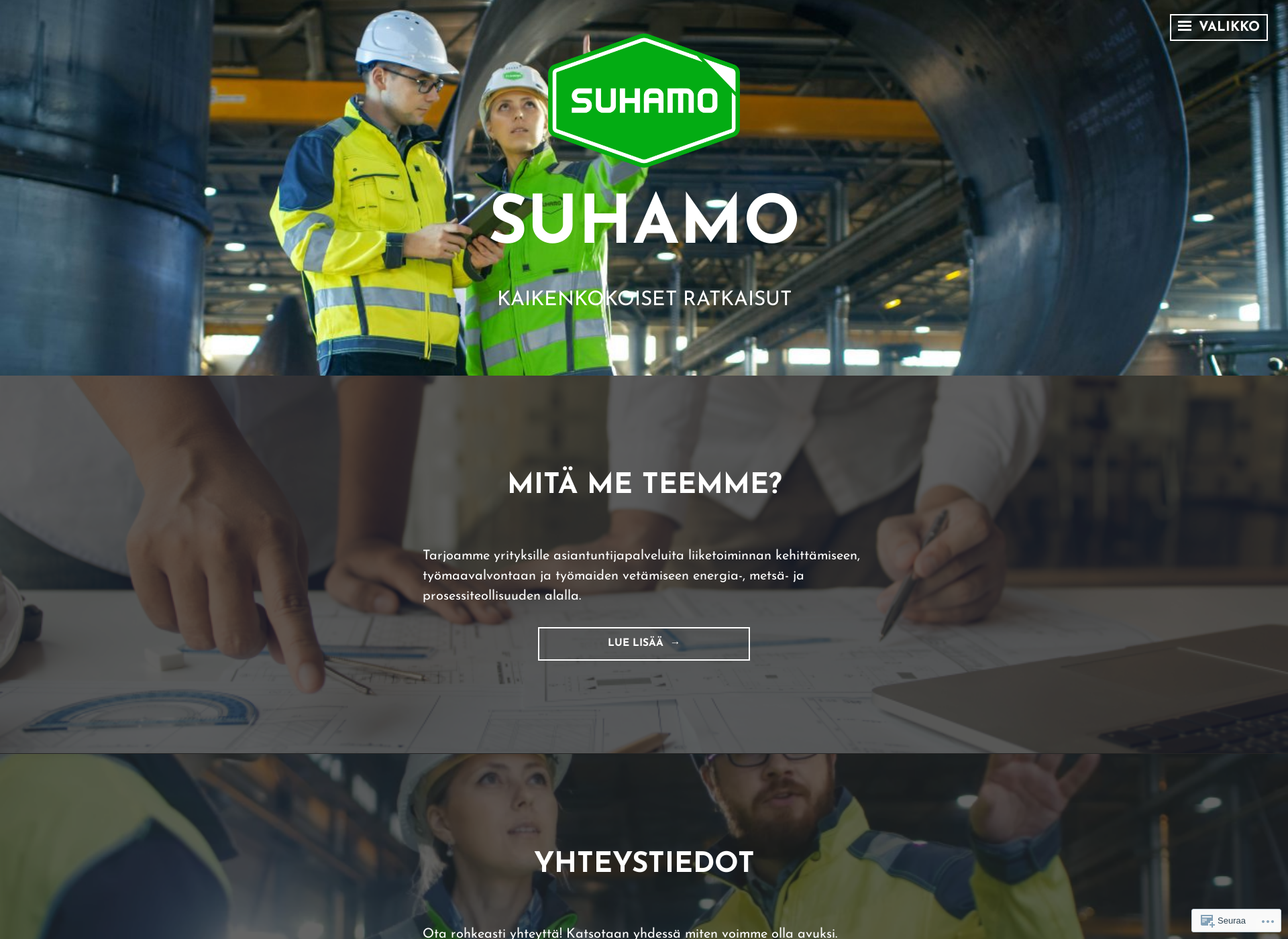 Screenshot for suhamo.fi