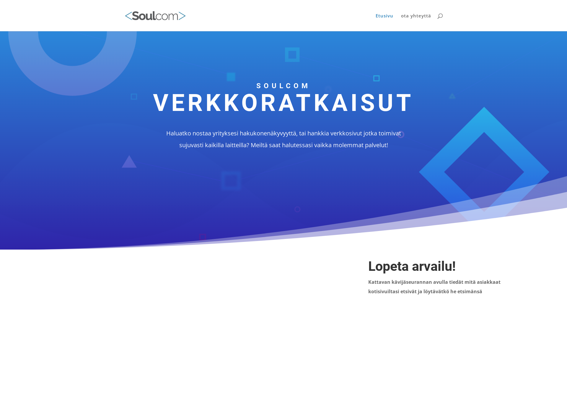 Skärmdump för suihkurusketus.fi