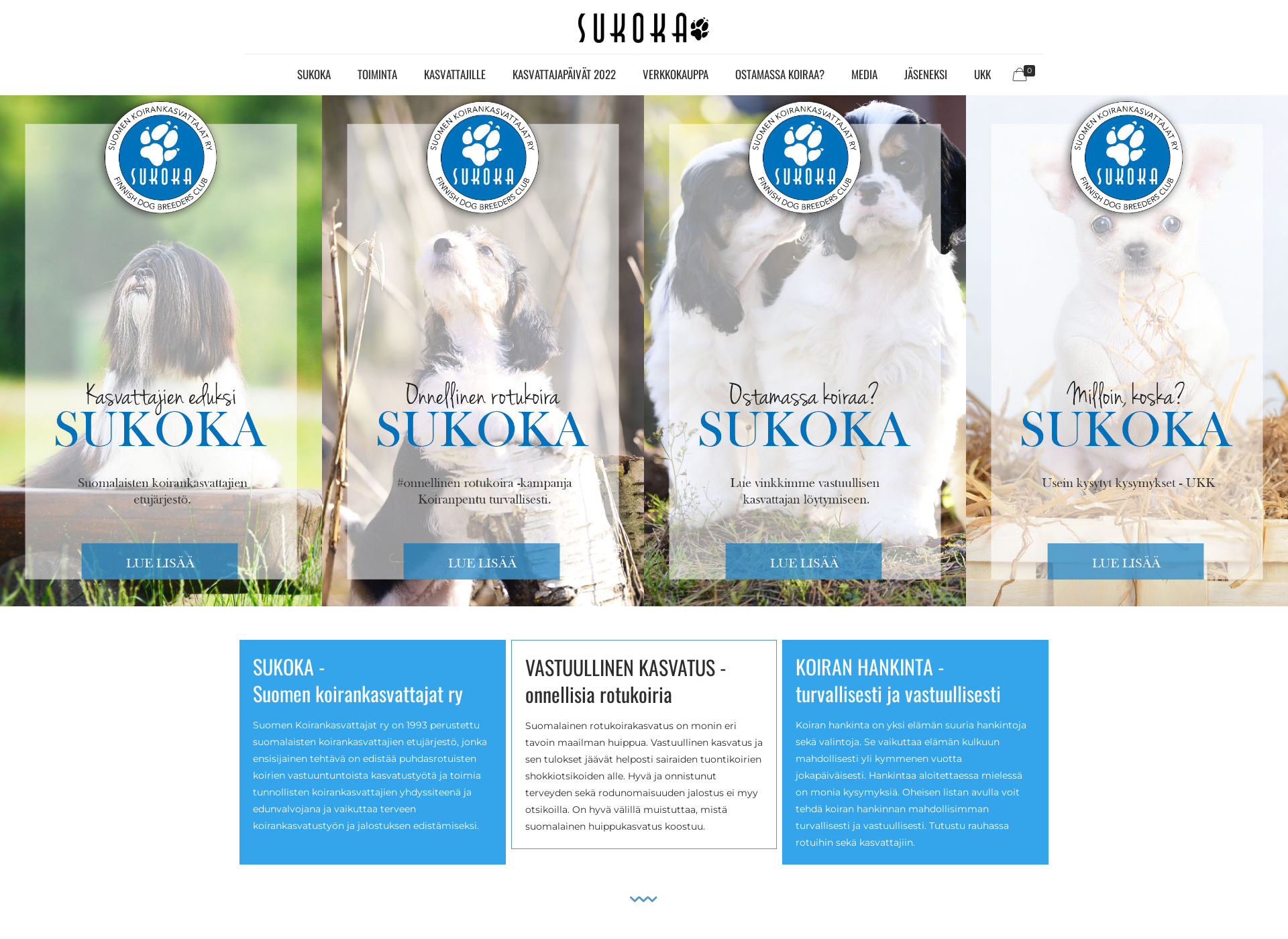 Screenshot for sukoka.fi