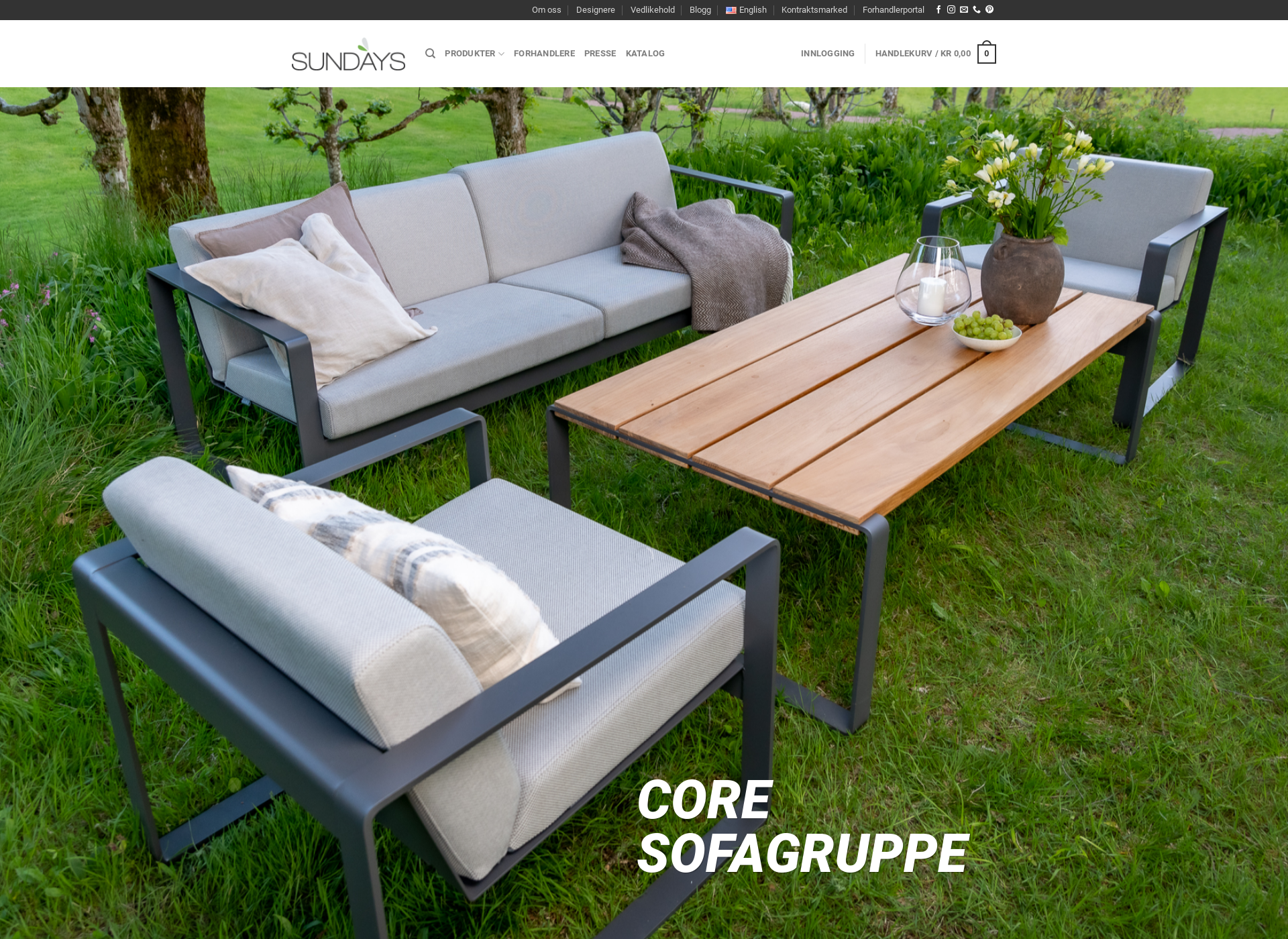 Skärmdump för sundays-design.fi