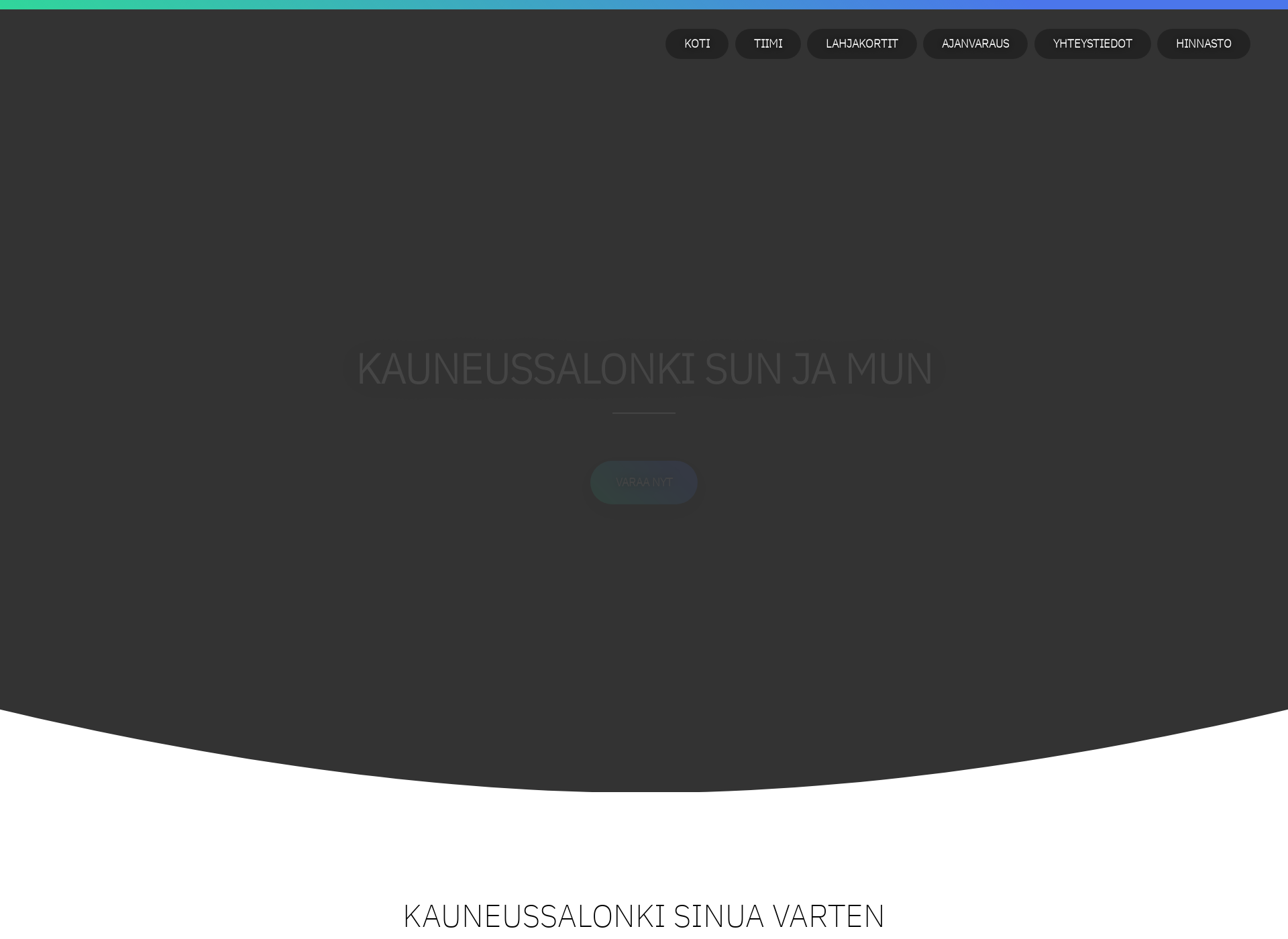 Skärmdump för sunjamun.fi