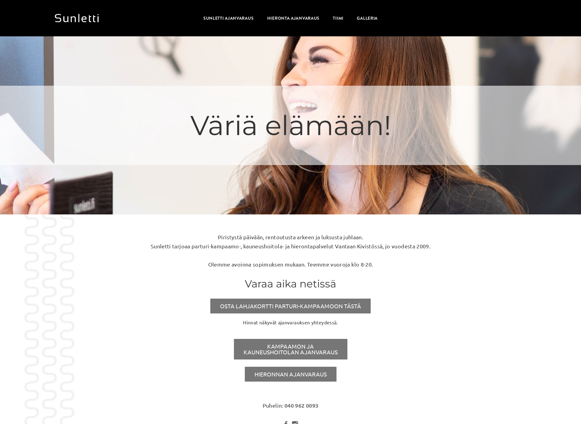 Screenshot for sunletti.fi