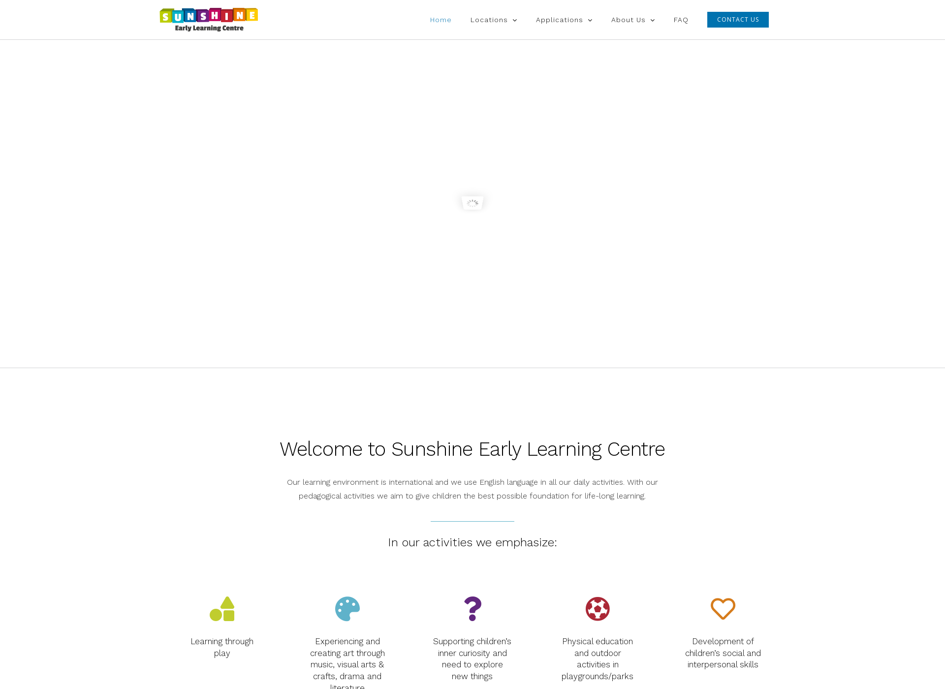 Screenshot for sunshineearlylearning.fi