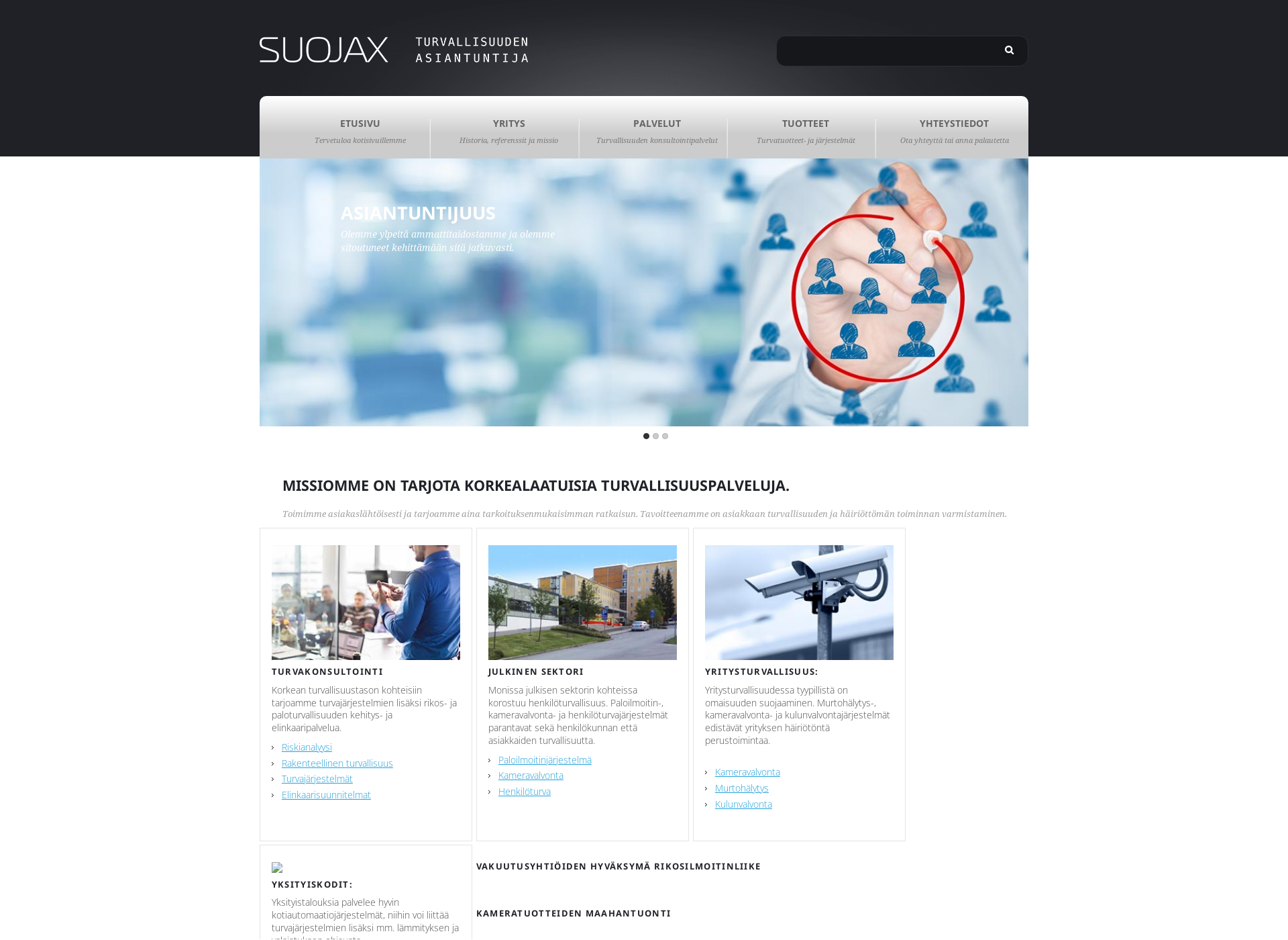 Screenshot for suojax.com