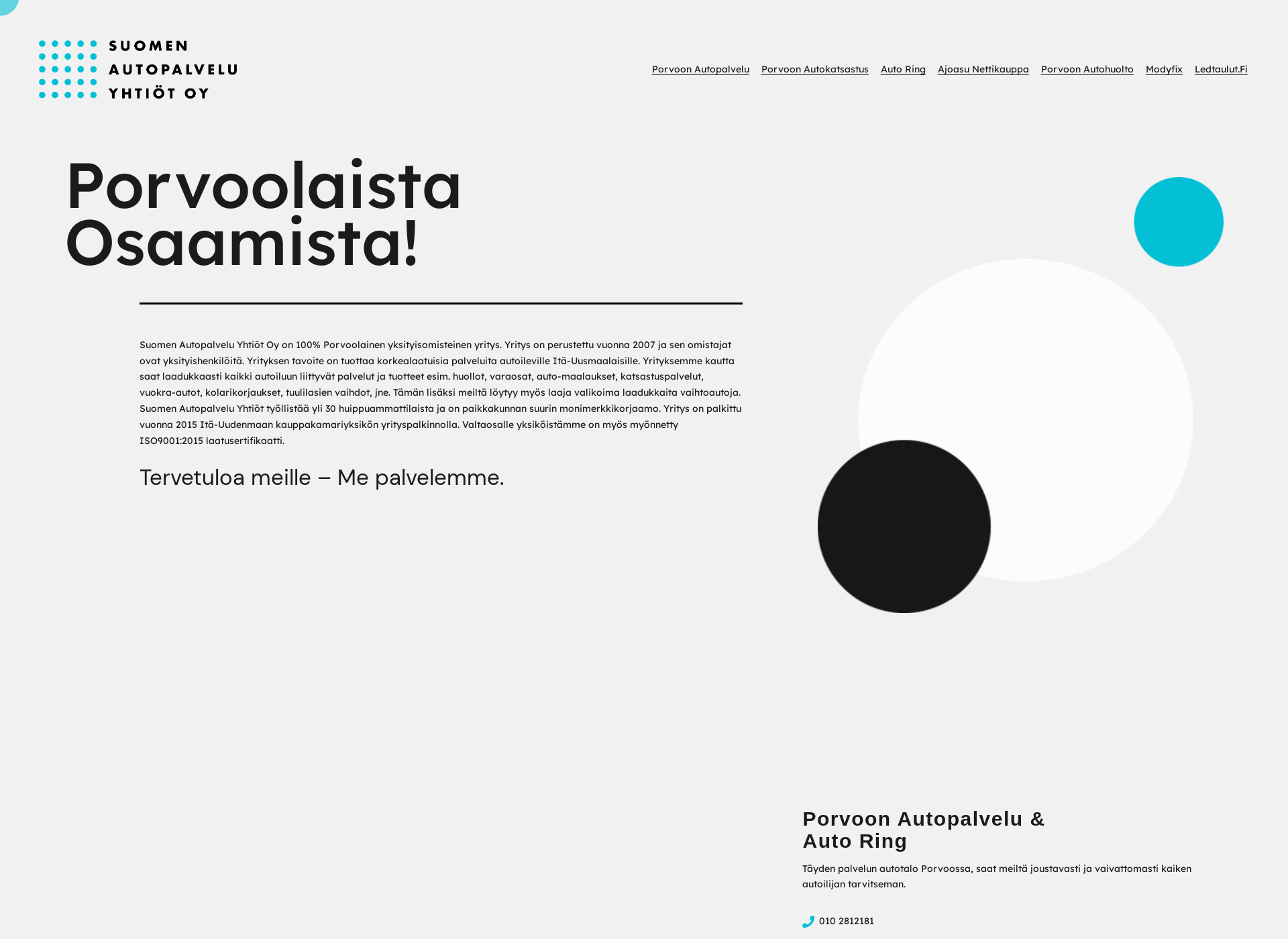 Skärmdump för suomenautopalvelu.fi