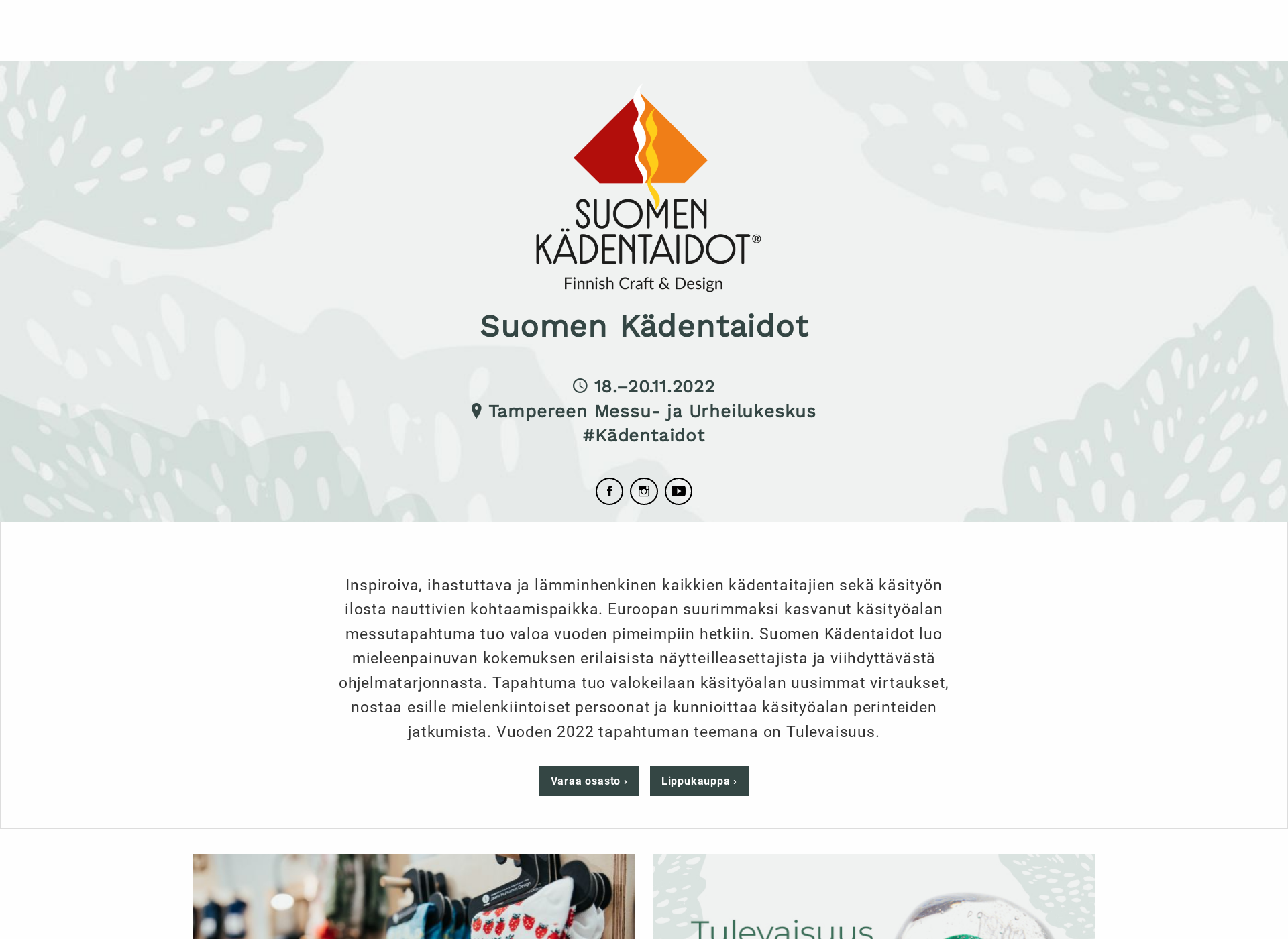 Skärmdump för suomenkadentaidot.fi