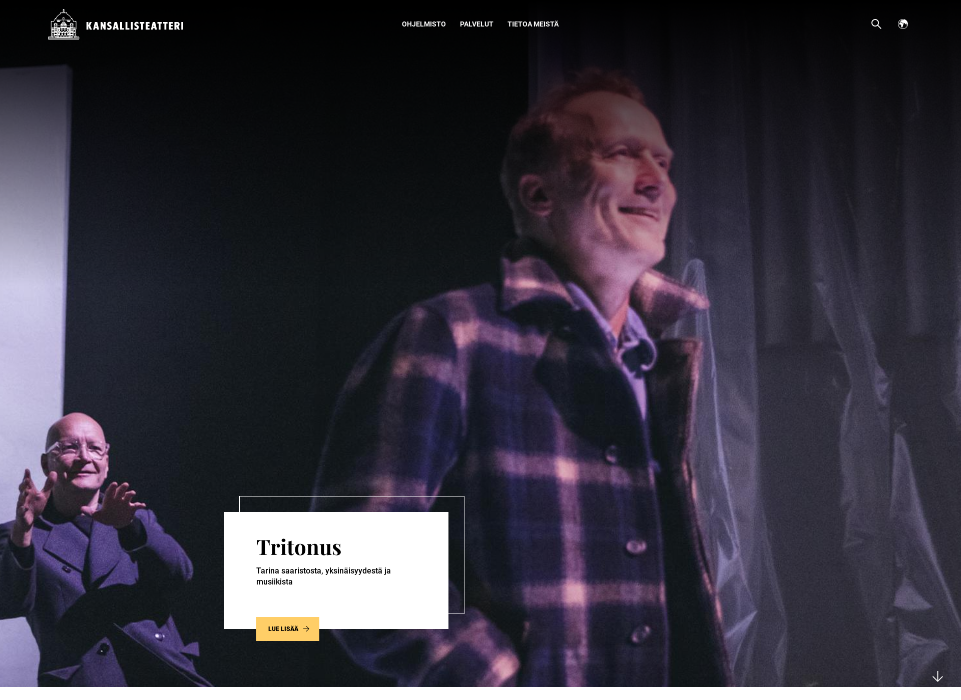 Screenshot for suomenkansallisteatteri.fi