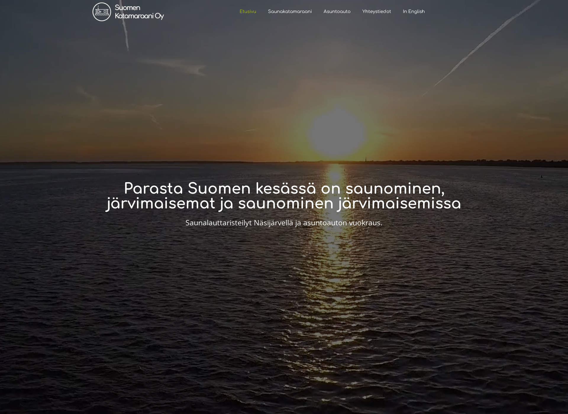 Skärmdump för suomenkatamaraani.fi