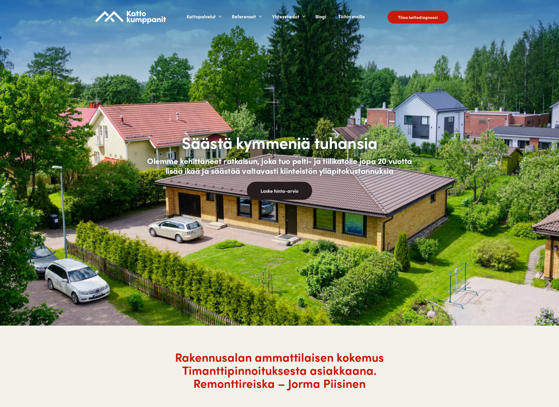 Screenshot for suomenkattokumppanit.fi