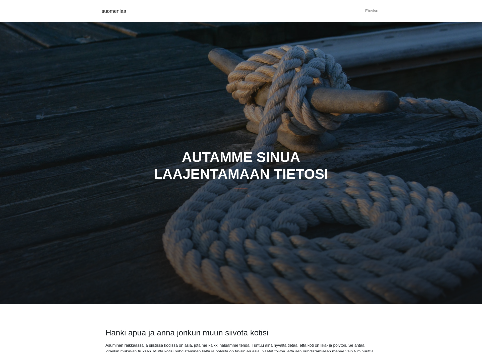 Screenshot for suomenlaatuakut.fi