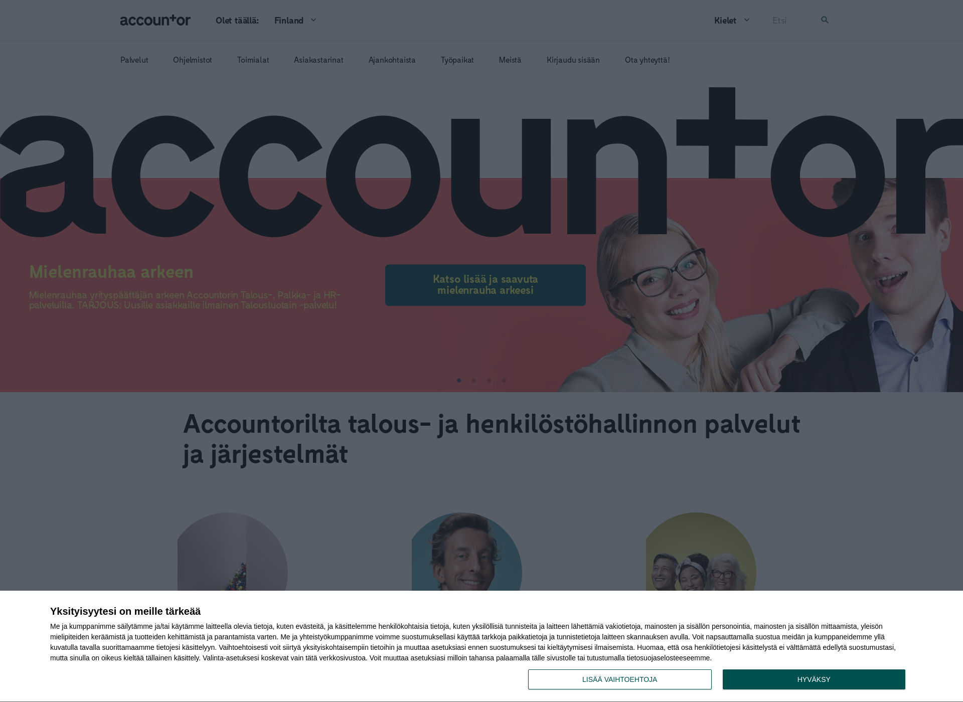 Screenshot for suomenliikekirjanpito.fi