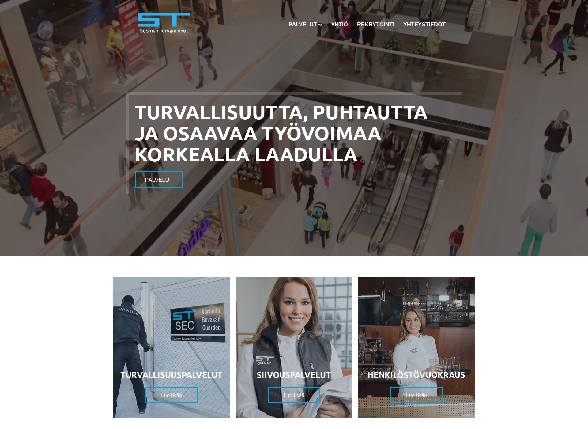 Screenshot for suomenturvamiehet.com