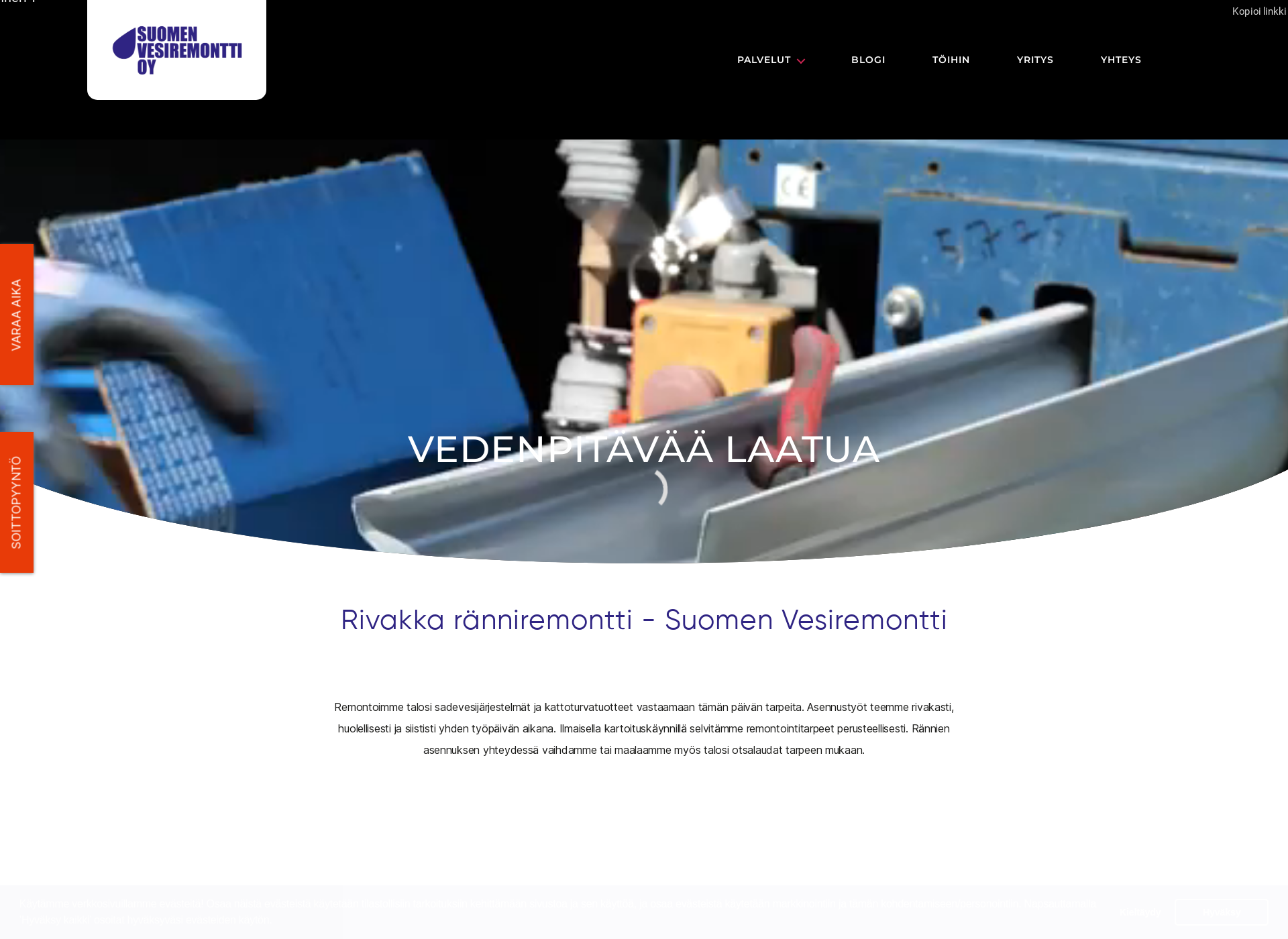 Screenshot for suomenvesiremontti.fi