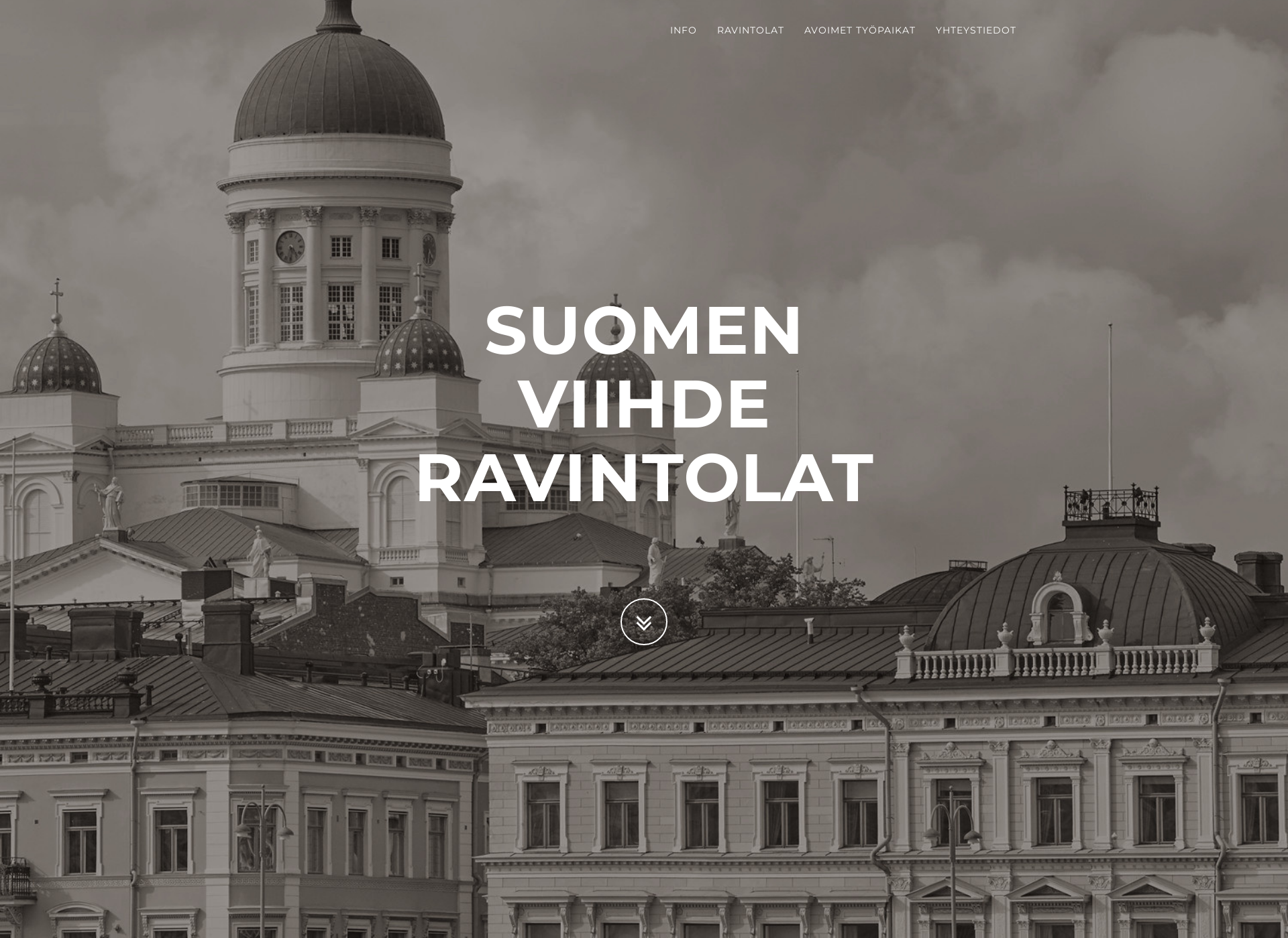 Skärmdump för suomenviihderavintolat.fi