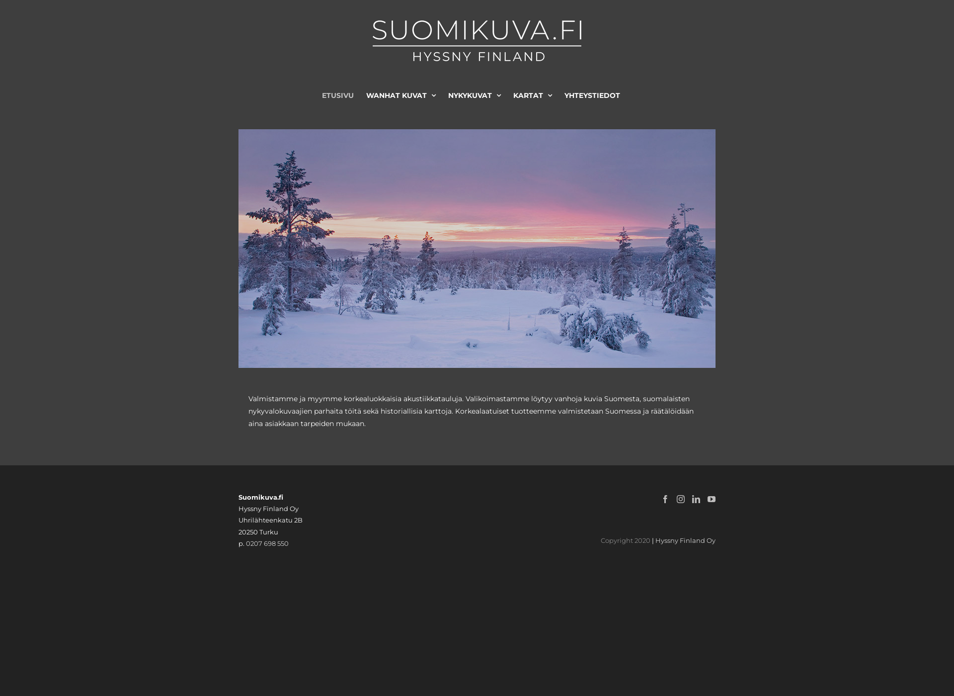Skärmdump för suomikuva.fi