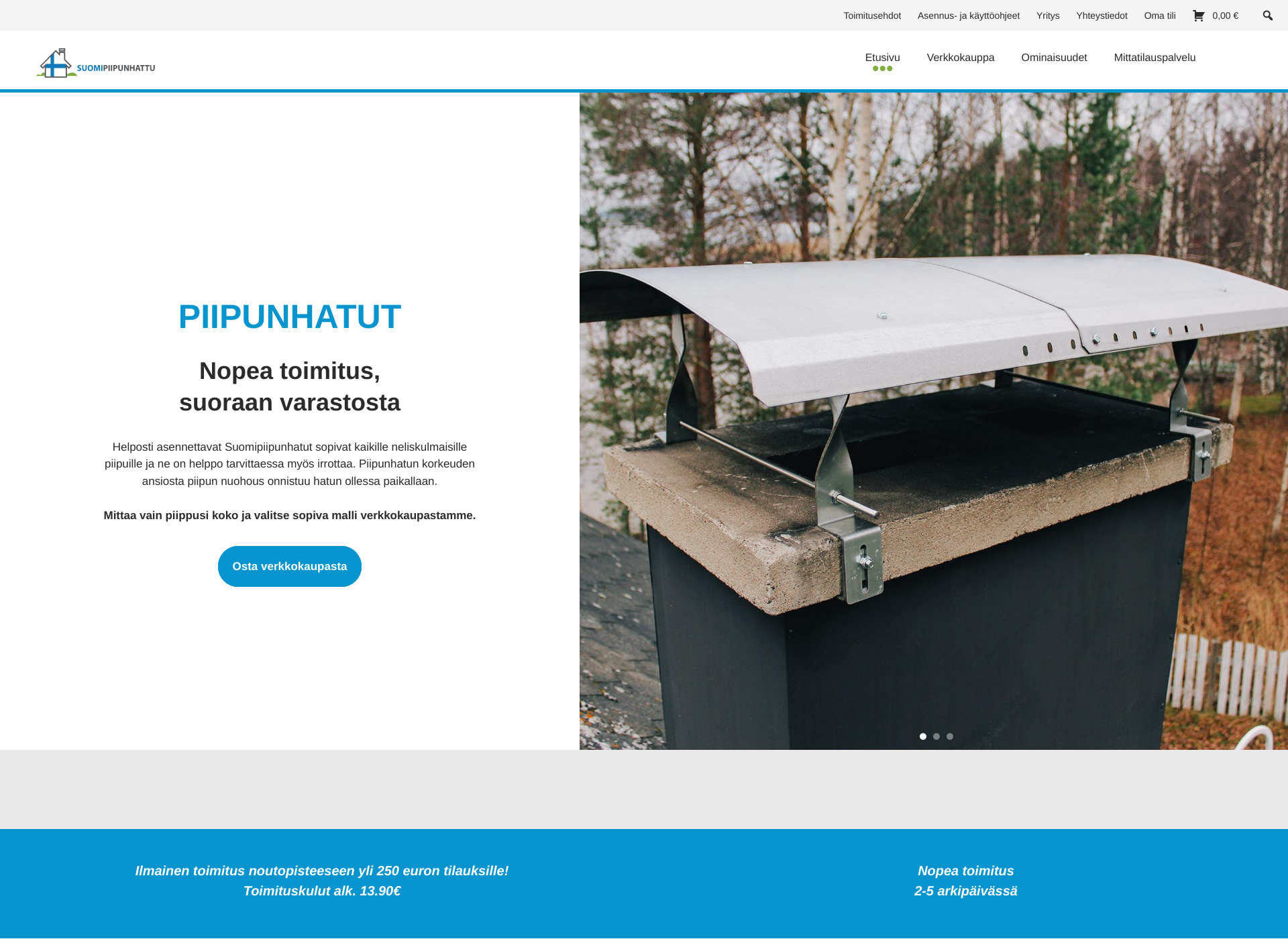 Screenshot for suomipiipunhattu.fi
