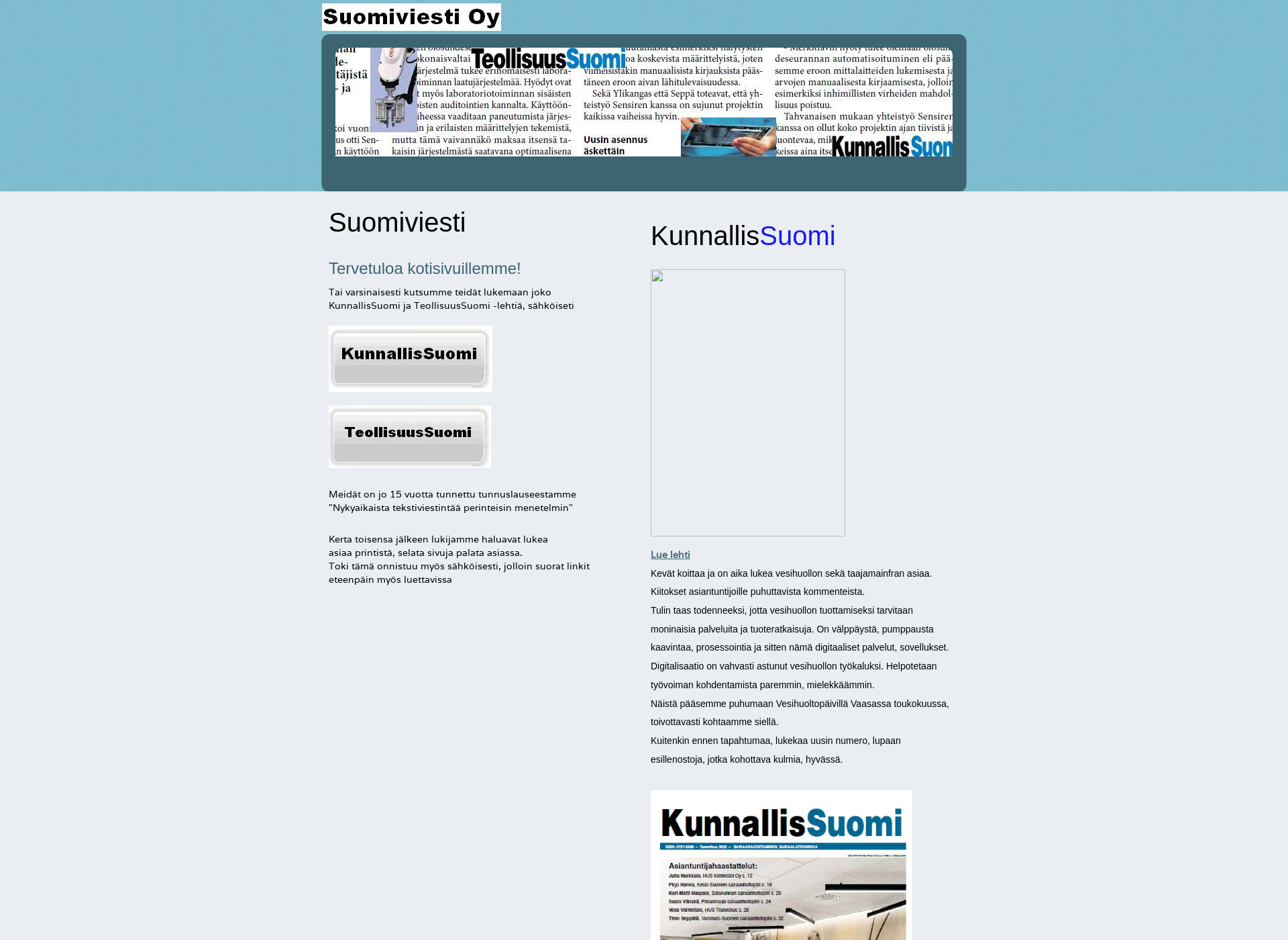 Screenshot for suomiviesti.fi