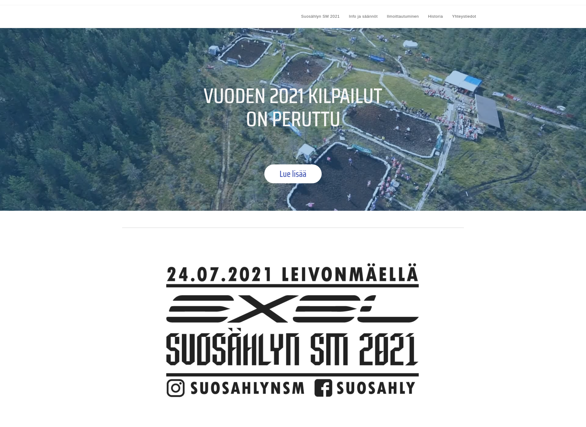 Skärmdump för suosahly.fi