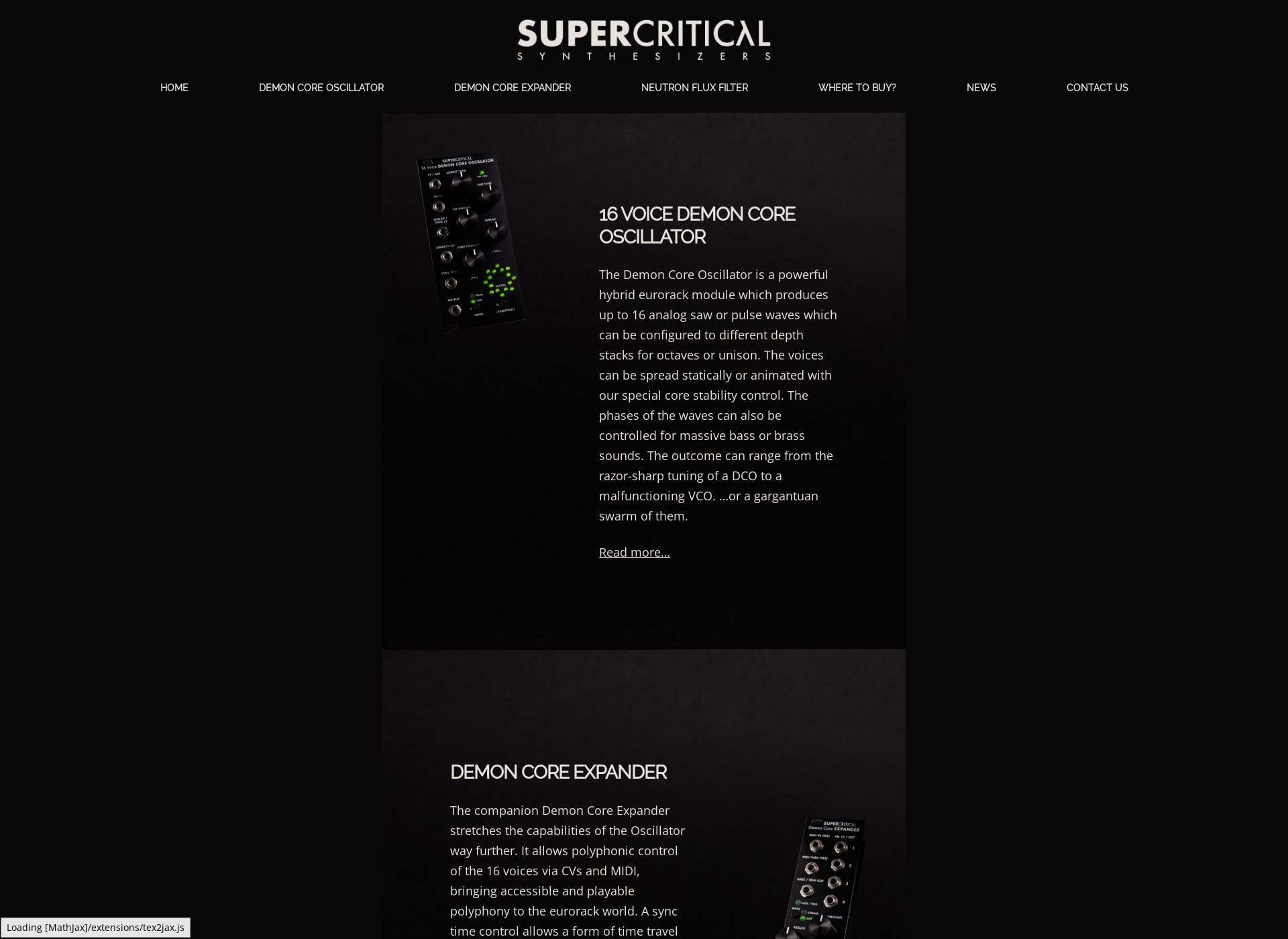 Screenshot for supercritical.fi