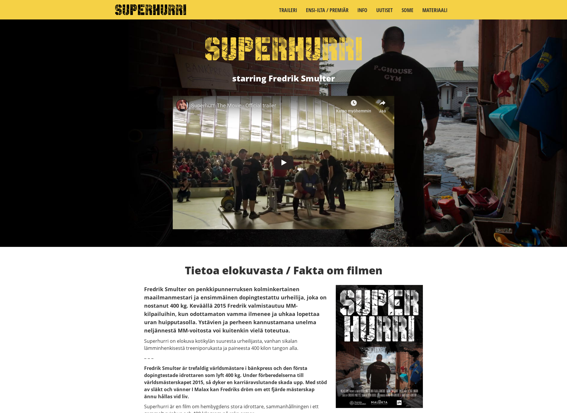 Screenshot for superhurri.fi