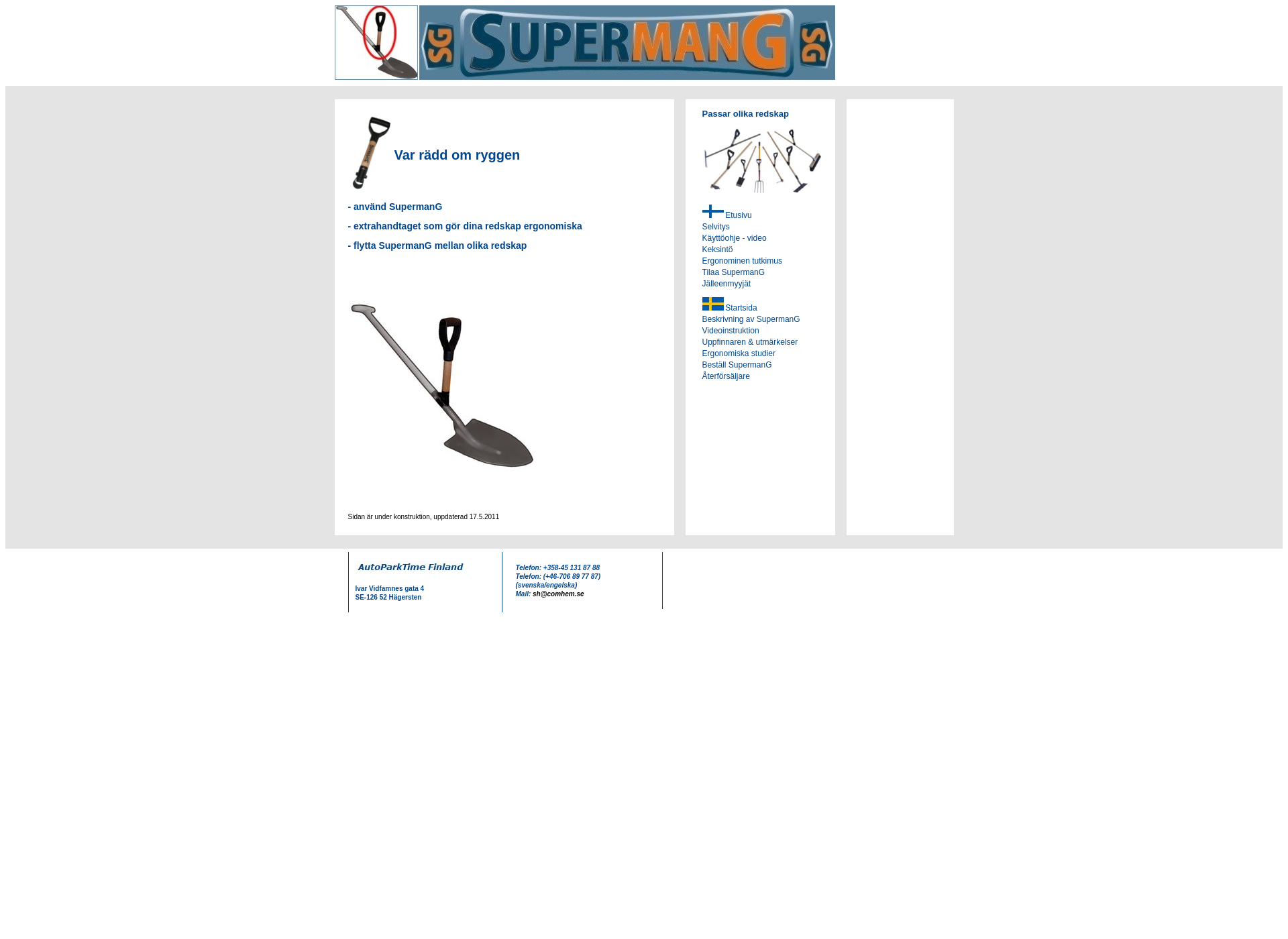 Screenshot for supermang.fi