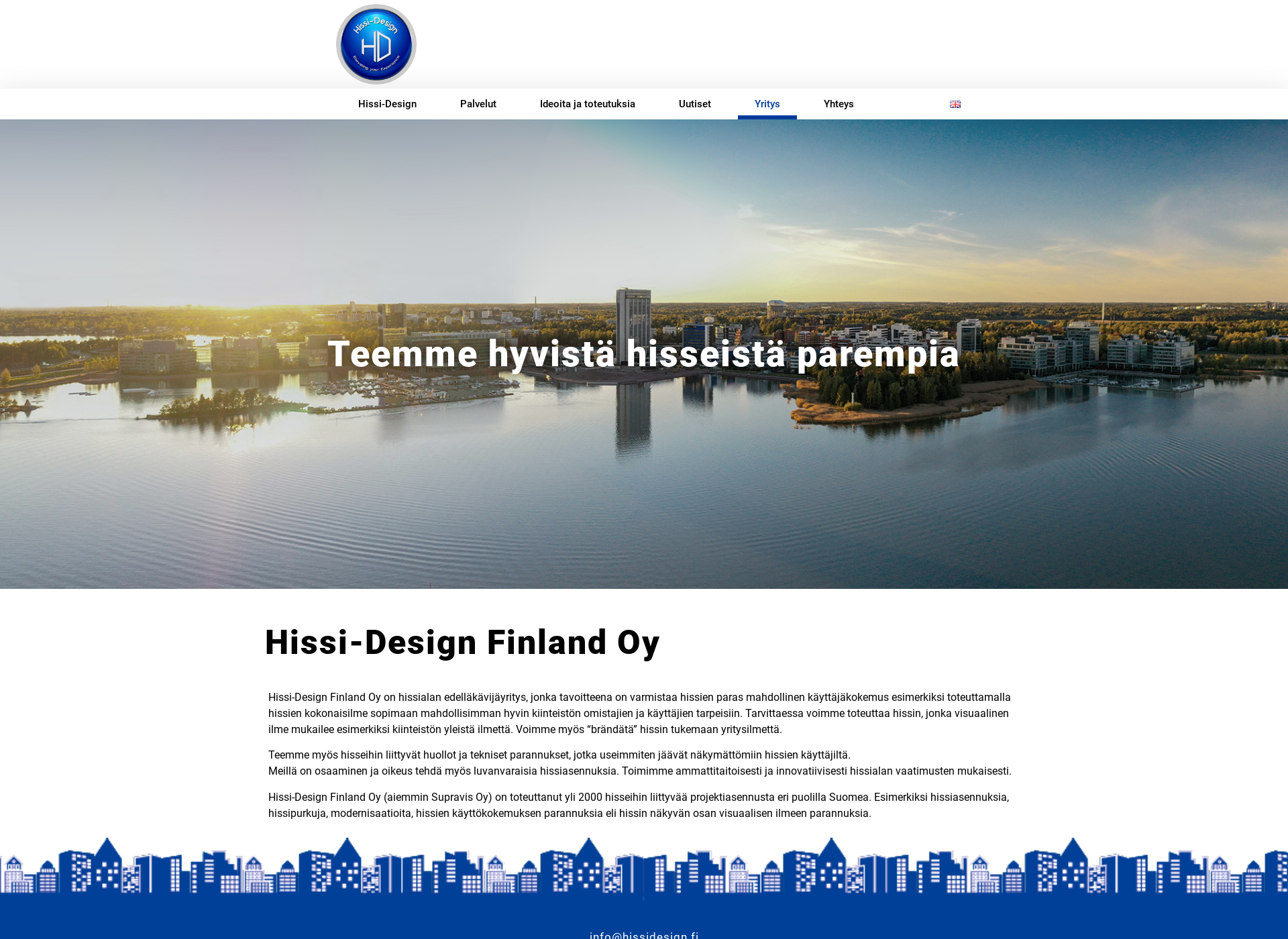 Skärmdump för supravis.fi
