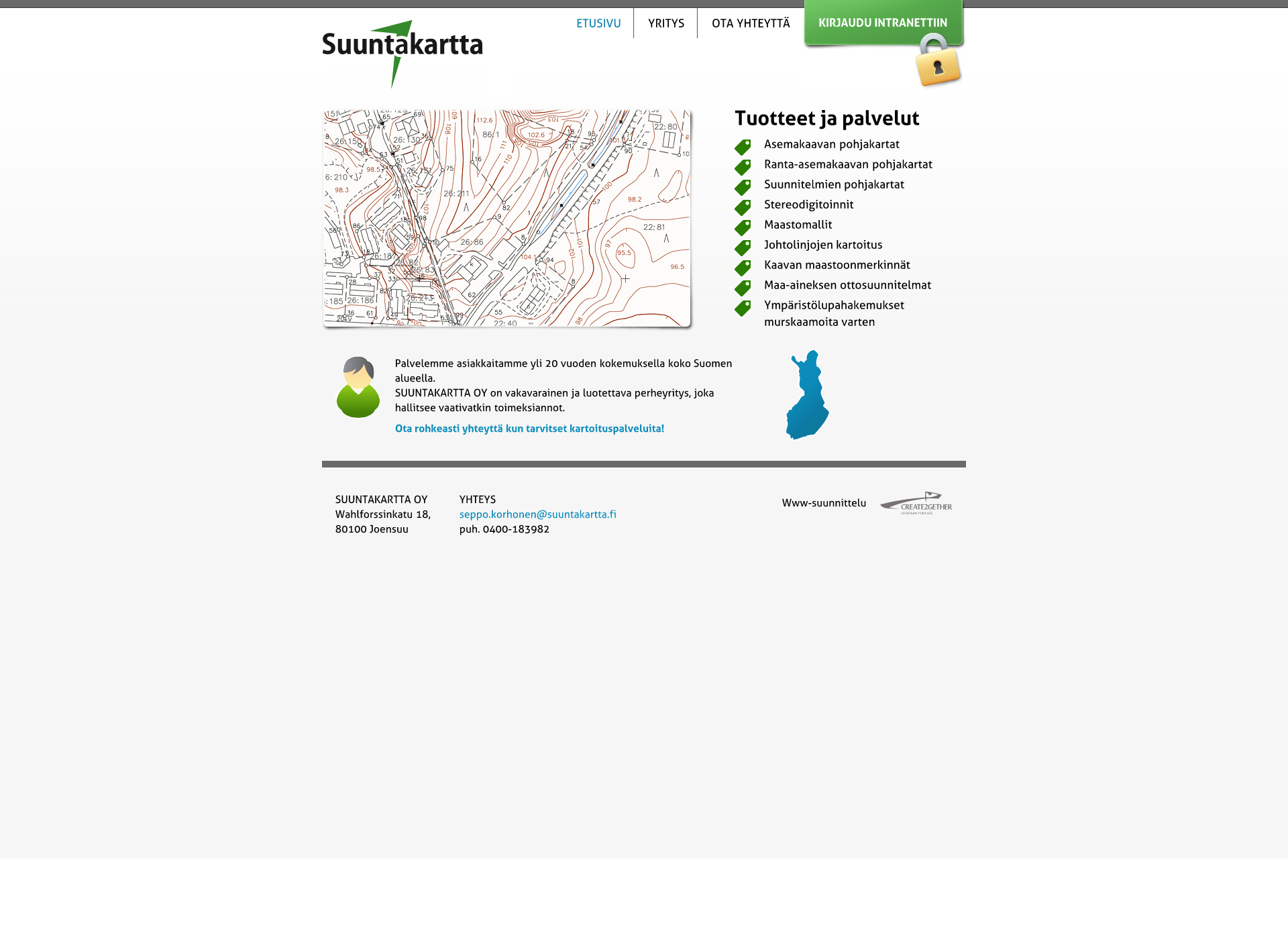 Screenshot for suuntakartta.fi