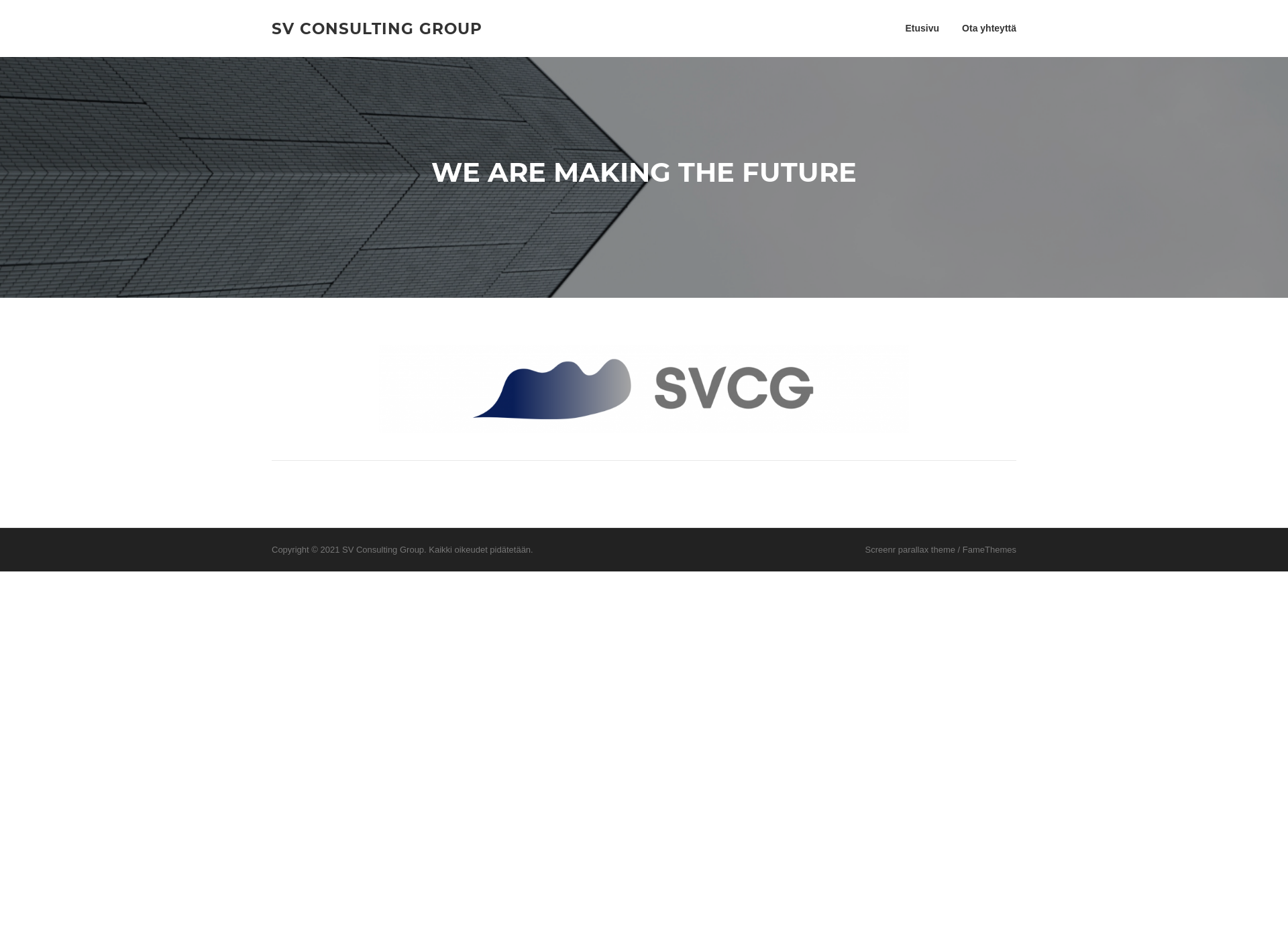 Screenshot for svcg.fi